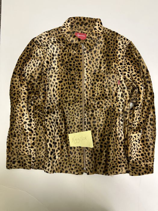 Supreme cheetah hot sale shirt