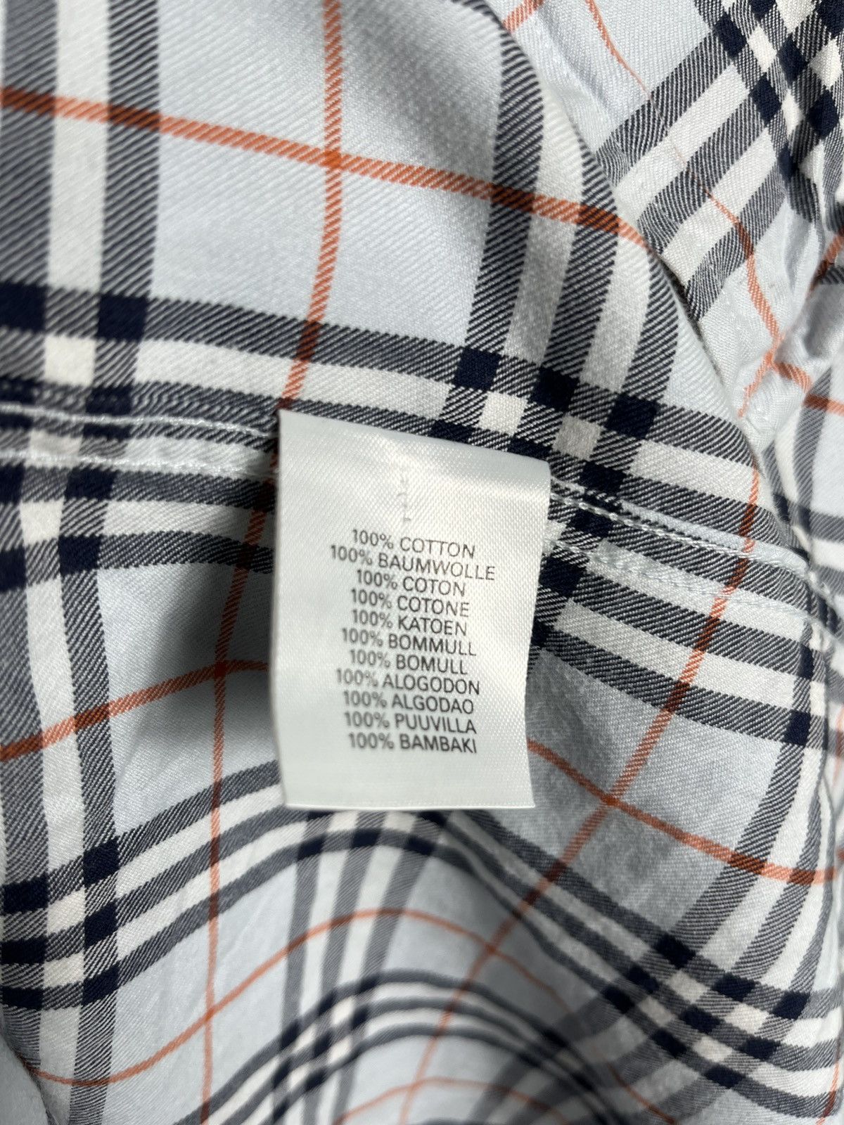 Burberry Burberry Nova Check Short Sleeve Shirt Blue Men's cotton Size US XL / EU 56 / 4 - 7 Thumbnail