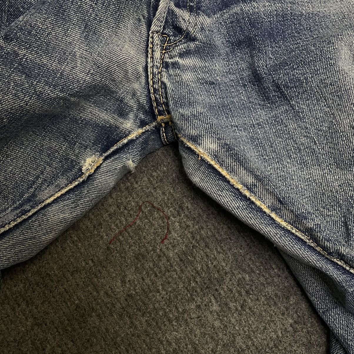 The Flat Head The Flat Head Selvedge Distressed Jeans Size US 30 / EU 46 - 5 Thumbnail