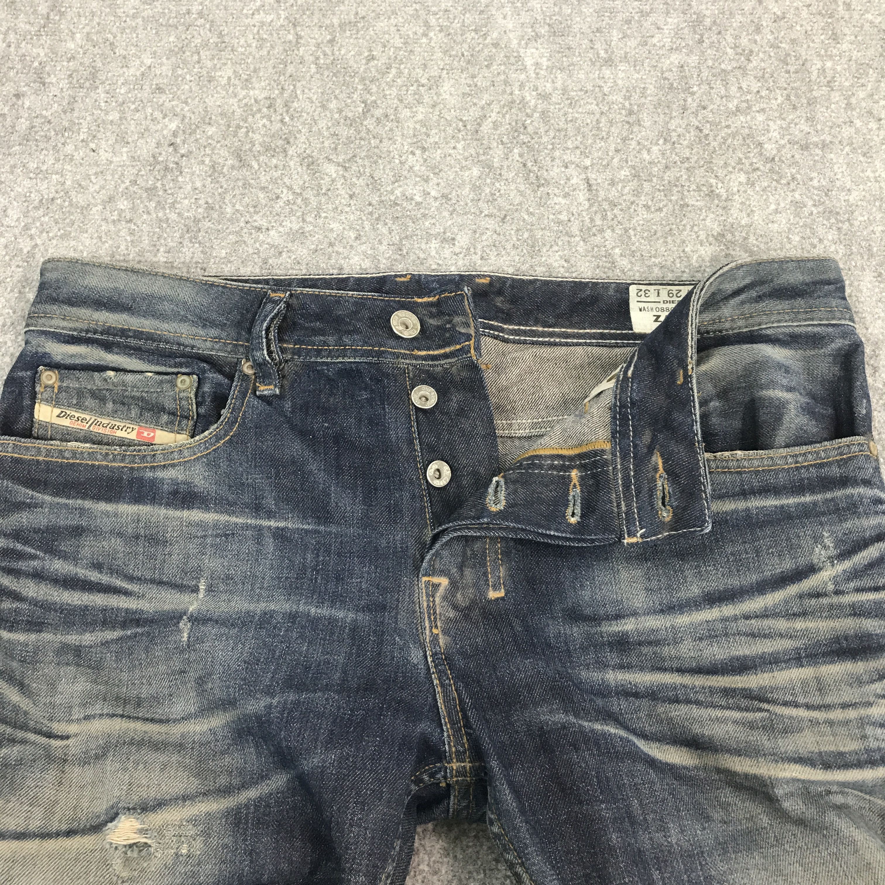 Diesel Diesel denim distressed jeans pants Size US 29 - 7 Thumbnail