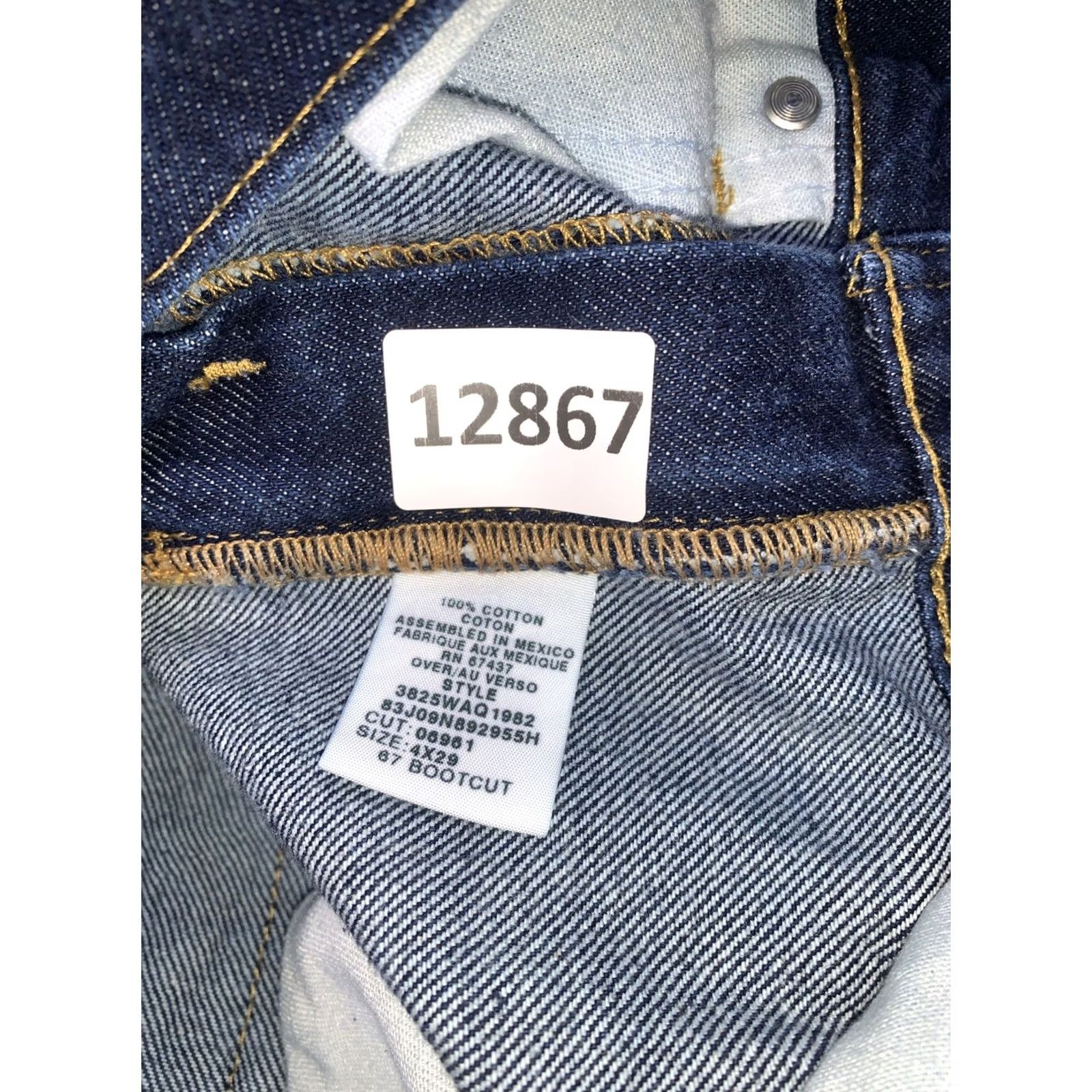 Ralph Lauren VINTAGE Ralph Lauren 67 Bootcut Jeans Womens 4x29-12867 Dark Wash Denim 90s Y2K Size 27" / US 4 / IT 40 - 5 Thumbnail