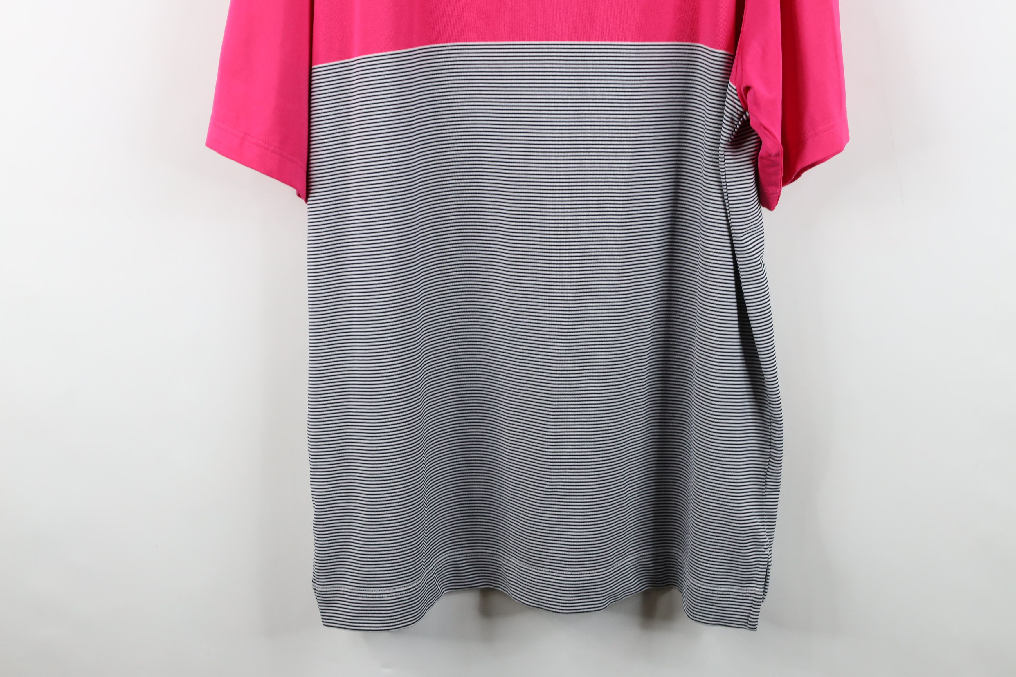 Footjoy FootJoy Striped Color Block Stretch Collared Golf Polo Shirt Size US L / EU 52-54 / 3 - 12 Thumbnail