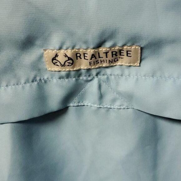 Realtree RealTree Fishing Vented Pockets Casual Button Down Short Sle Size US L / EU 52-54 / 3 - 7 Thumbnail