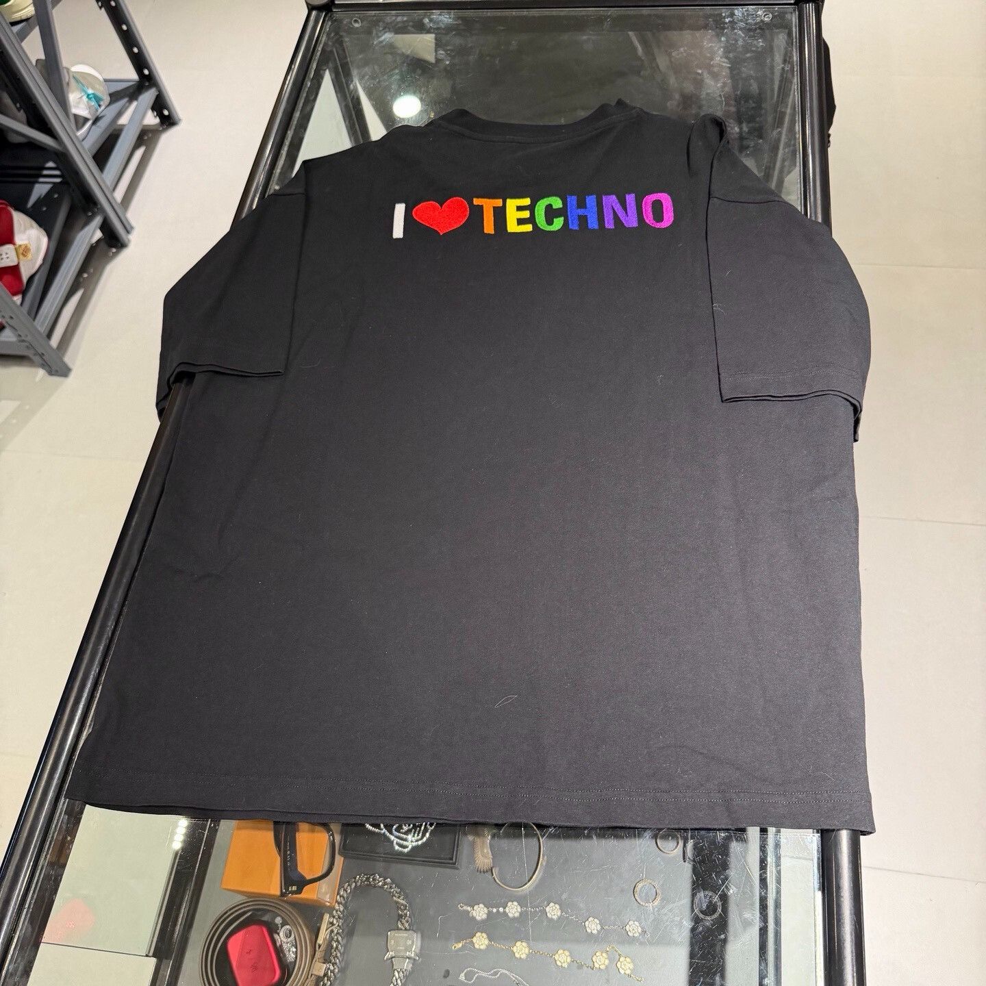 Balenciaga Balenciaga Tech Short Sleeve T-Shirt Size US L / EU 52-54 / 3 - 1 Thumbnail