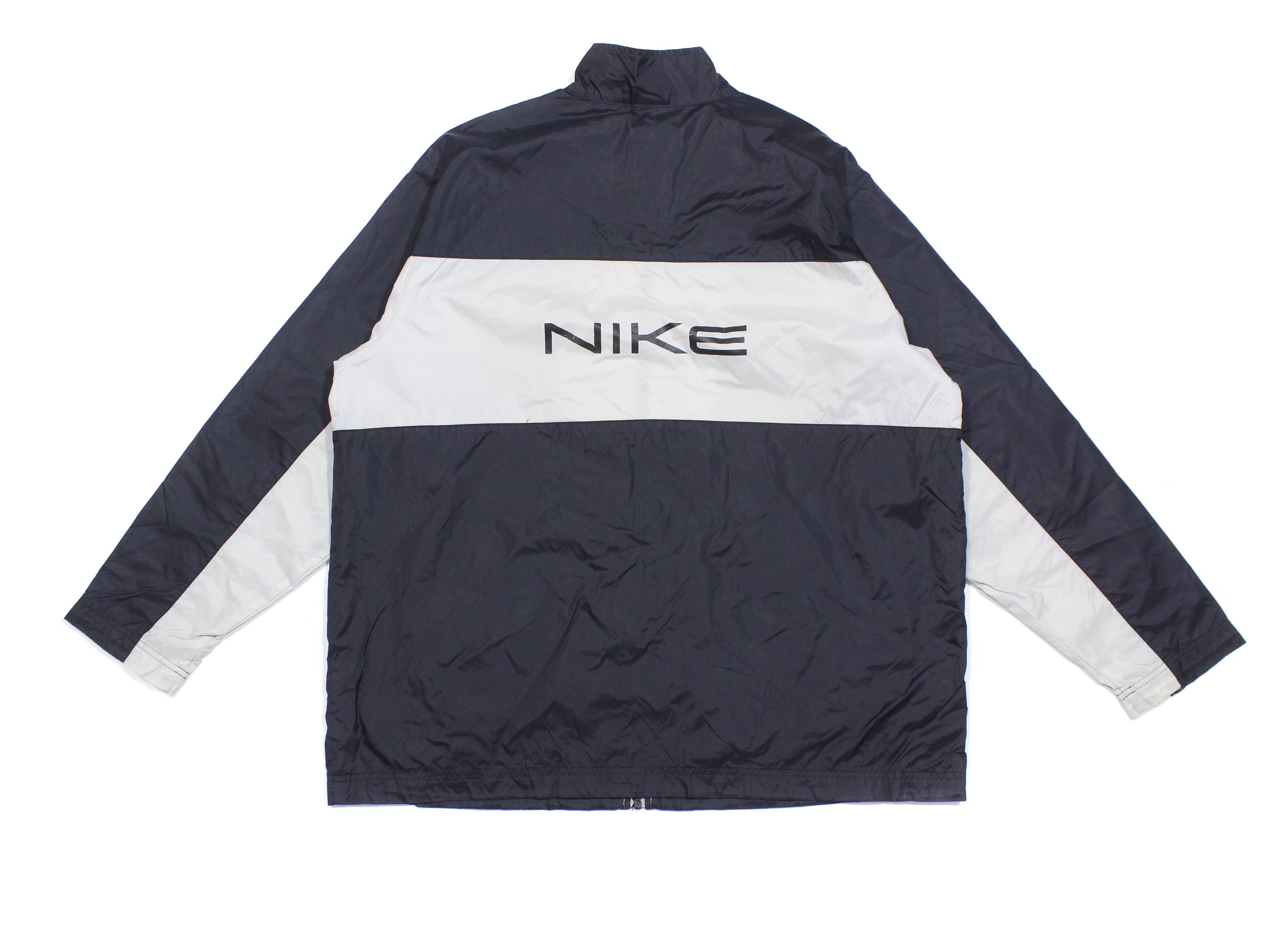 Nike 90S Big Logo Nylon Jacket Size US L / EU 52-54 / 3 - 1 Thumbnail