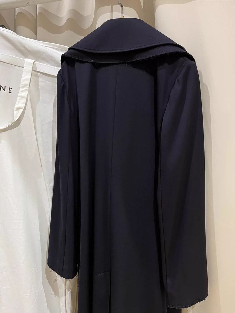 Loewe Loewe Double collar trench coat, dark blue Size S / US 4 / IT 40 - 5 Thumbnail