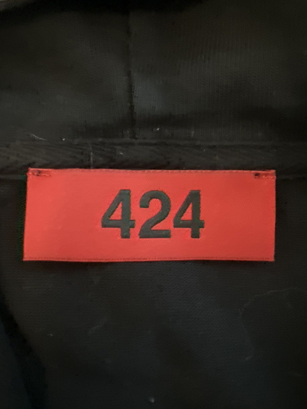 424 424 Academy Crest Zip-Up Hoodie - Black Size US L / EU 52-54 / 3 - 3 Thumbnail