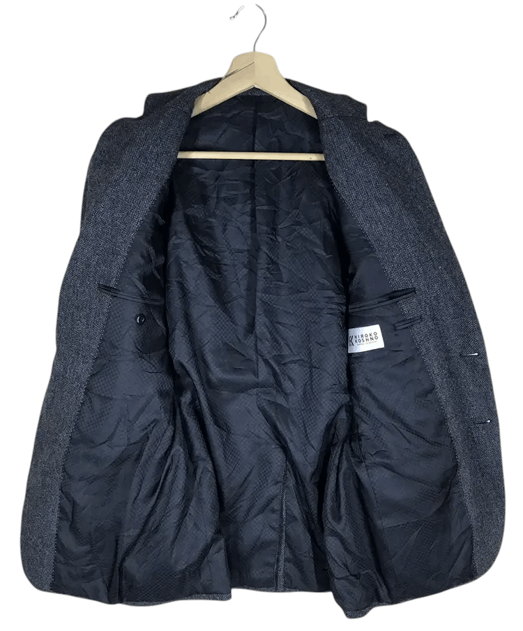 Hiroko Koshino Homme Vintage Hiroko Koshino Homme Wool Blazer Jackets Size US L / EU 52-54 / 3 - 2 Thumbnail