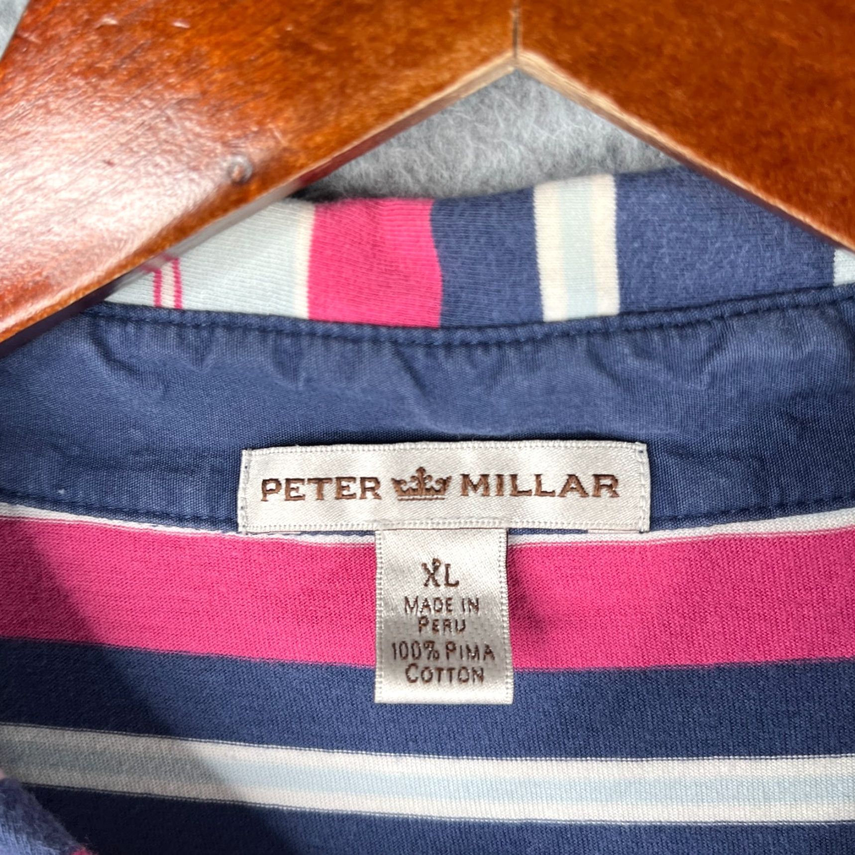 Peter Millar Peter Millar Polo Shirt XL Multicolor Preppy Golf Summer Spring Mens Size US XL / EU 56 / 4 - 4 Thumbnail