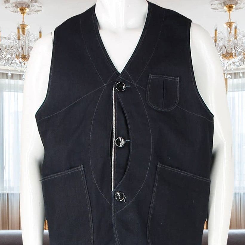Other Rising Sun & Co Selvedge Duck Canvas Denim Workwear Vest XL Size US XL / EU 56 / 4 - 3 Thumbnail