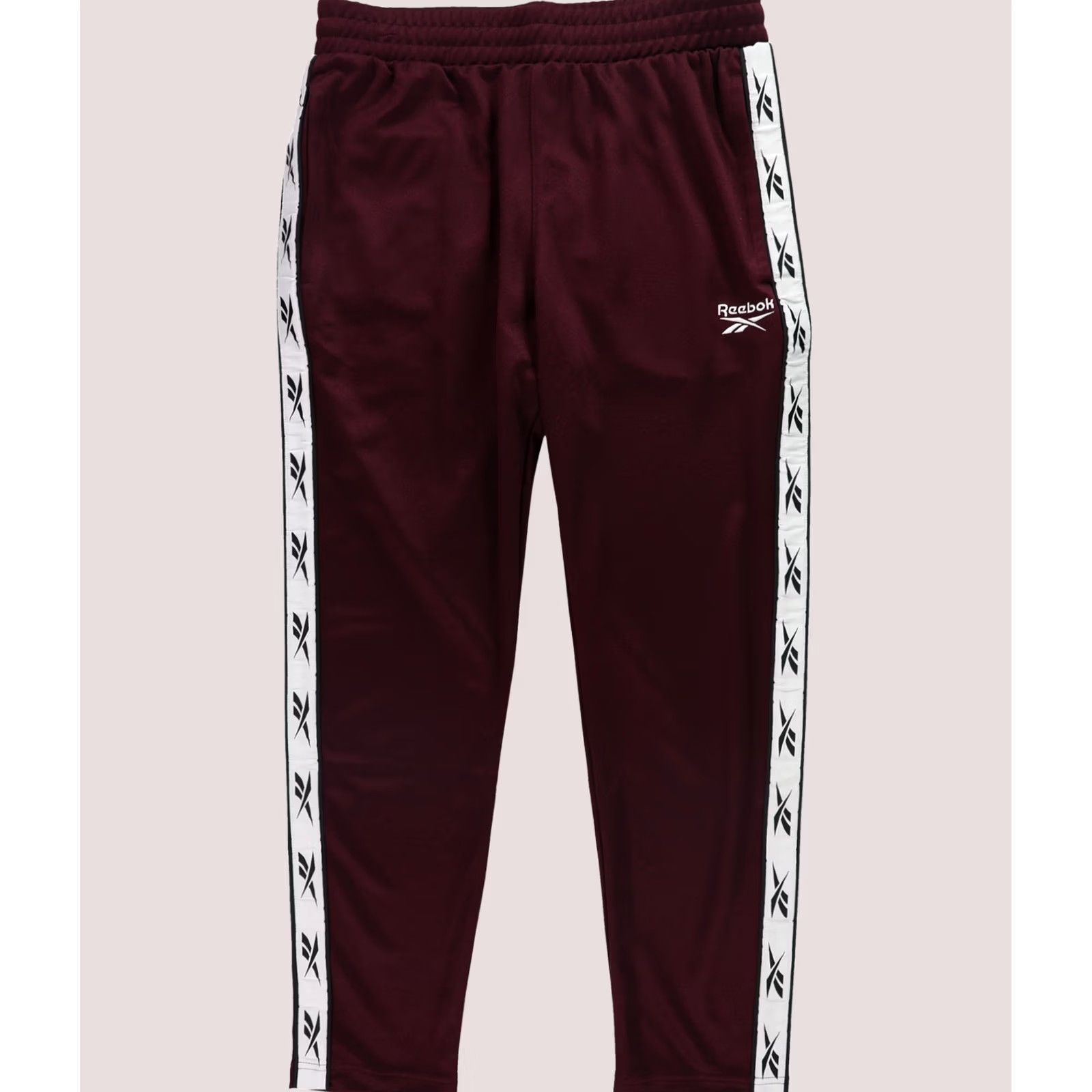 Reebok Reebok Mens Classic Vector Tape Athletic Sweatpants, maroon, M Size US 31 - 1 Thumbnail