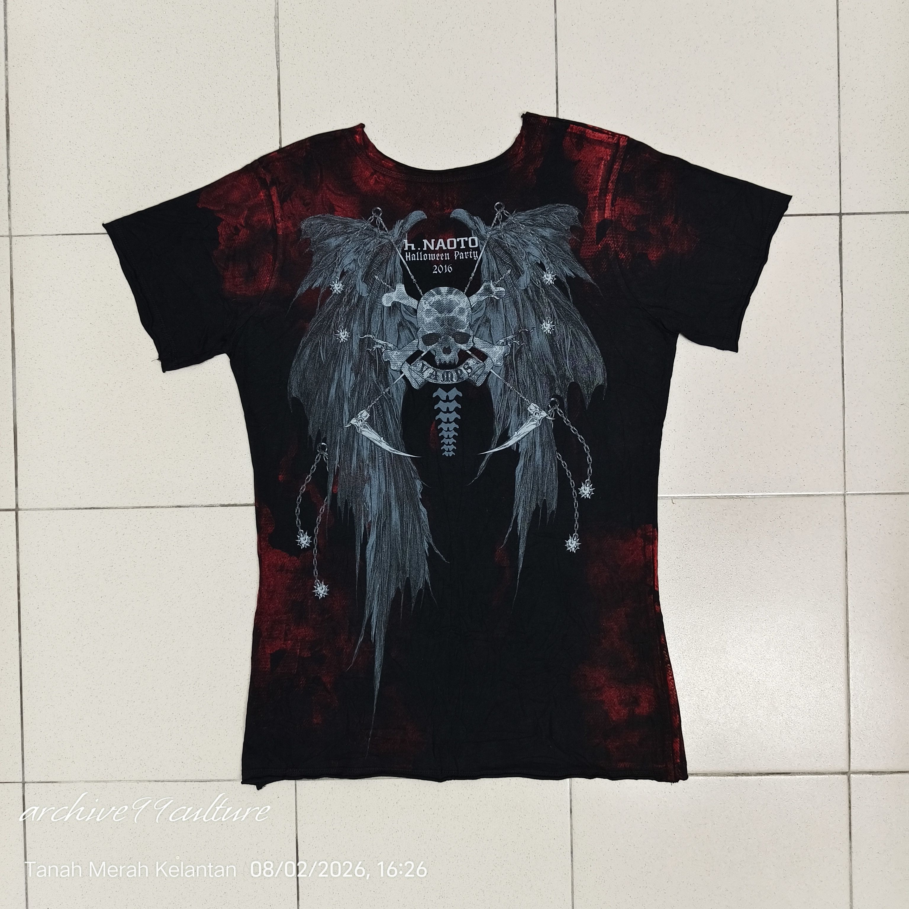 Japanese Brand Archive h.NAOTO x VAMPS Japan Halloween Party 2016 Graphic T Size US M / EU 48-50 / 2 - 1 Thumbnail