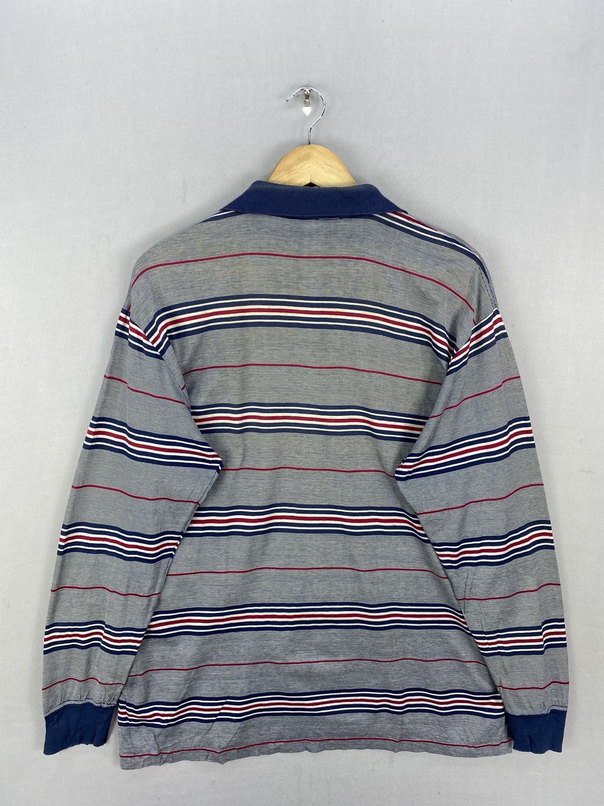 Longchamp Longchamp Horizontal Stripes Polo Tee Long Sleeve Size US M / EU 48-50 / 2 - 4 Thumbnail