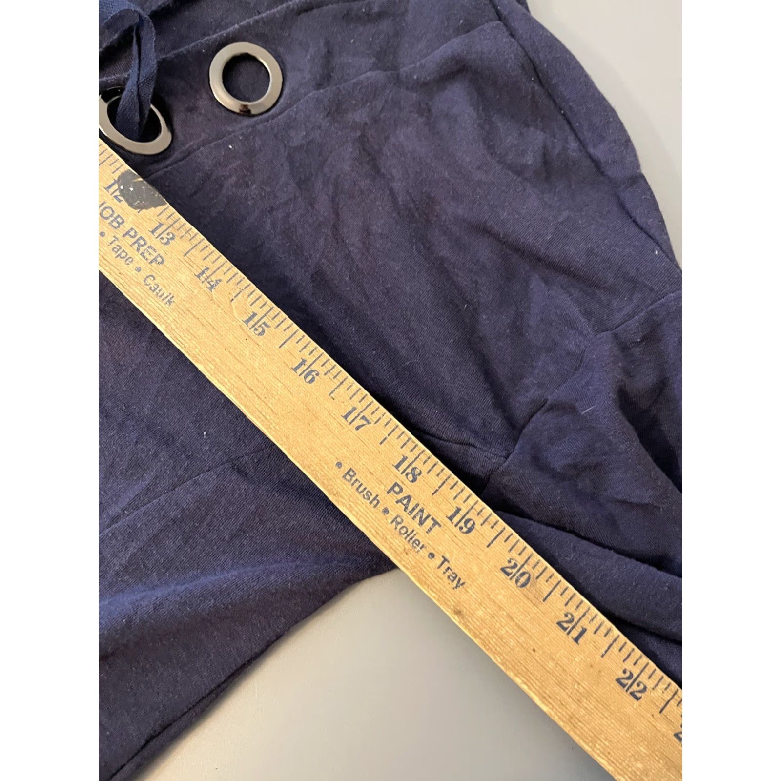 Vintage Cable & Gauge Sweatshirt Womens Medium Blue Hooded V-Neck Pullover Sweatshirt Regular M Adult Womens Size M / US 6-8 / IT 42-44 - 5 Thumbnail