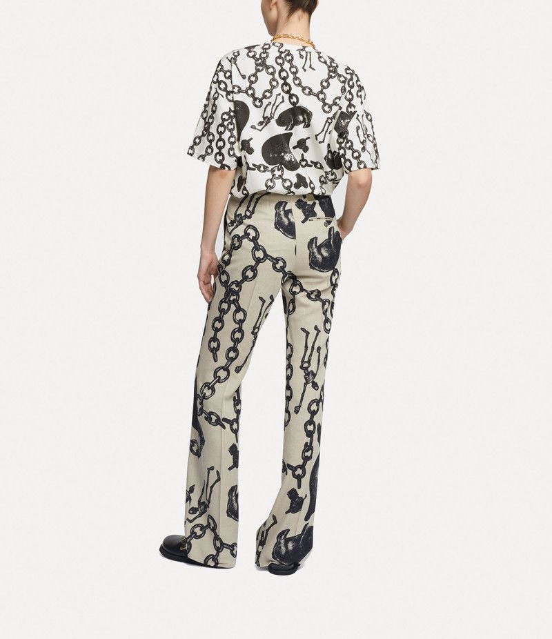 Vivienne Westwood o1srvl11e0326 Oversized T-Shirt in Black/White Size US XL / EU 56 / 4 - 4 Thumbnail