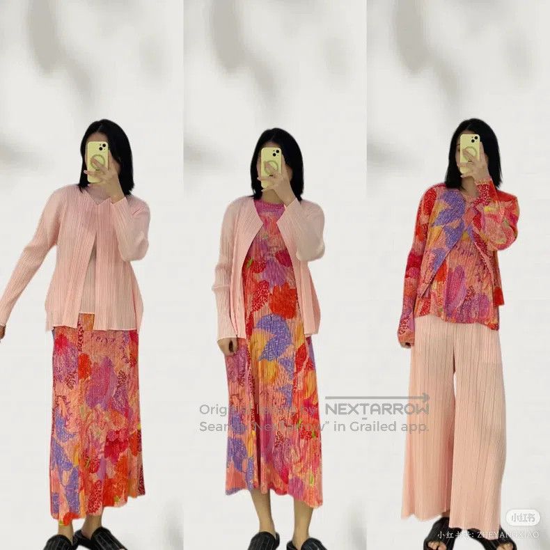 Issey Miyake Issey Miyake size:3 Pink Skirt Size 23" - 7 Thumbnail