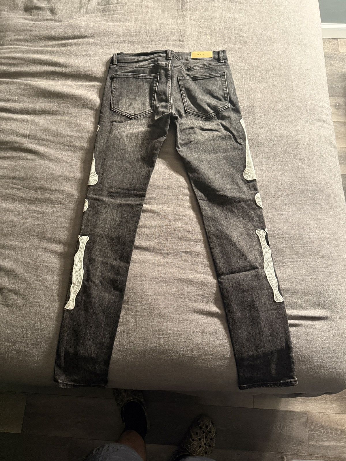 MNML MNML Black skulltrooper pants Size US 32 / EU 48 - 2 Thumbnail