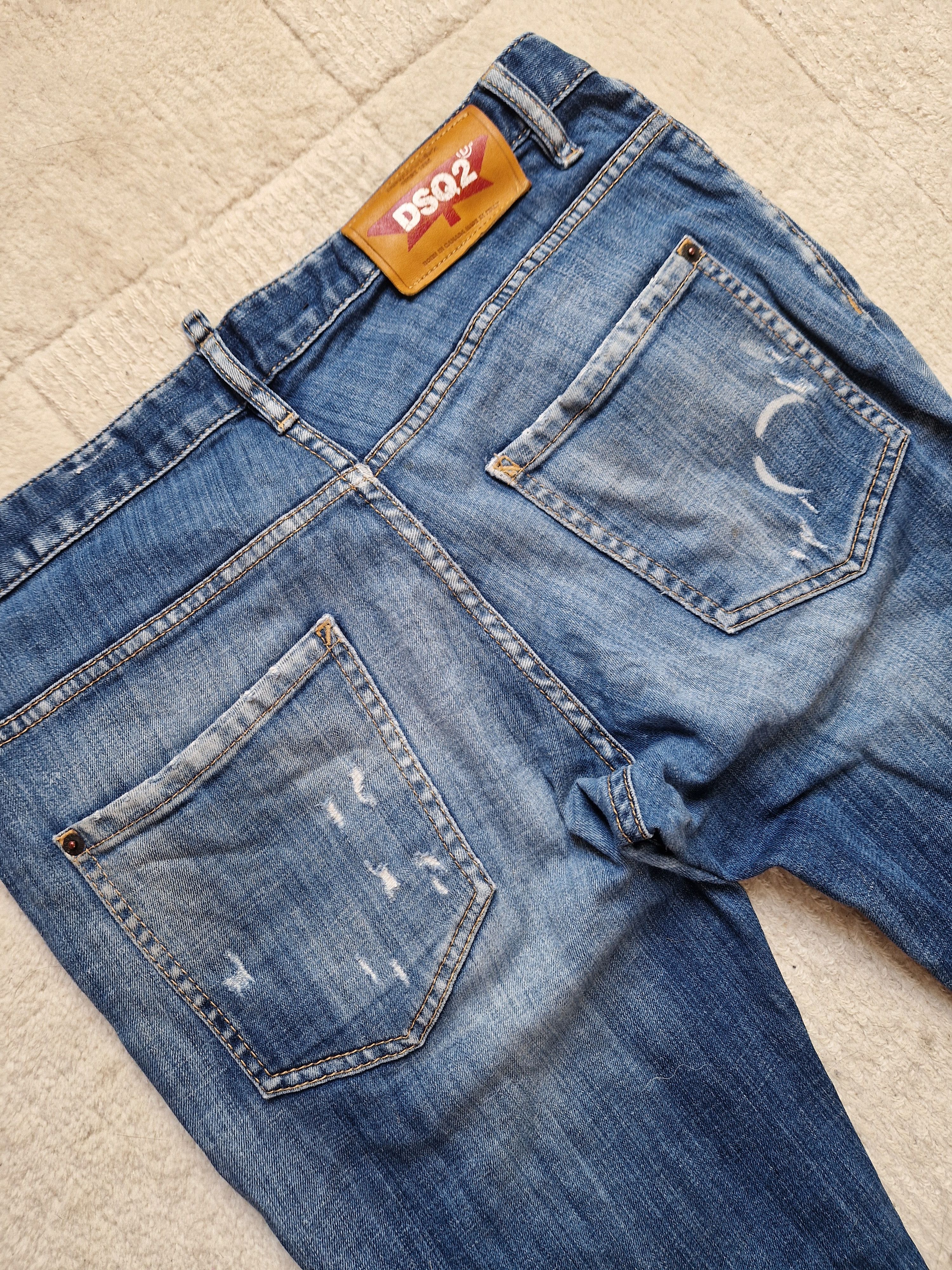 Dsquared2 Authentic DSQUARED2 ripped patch jeans denim distressed Size US 34 / EU 50 - 9 Thumbnail