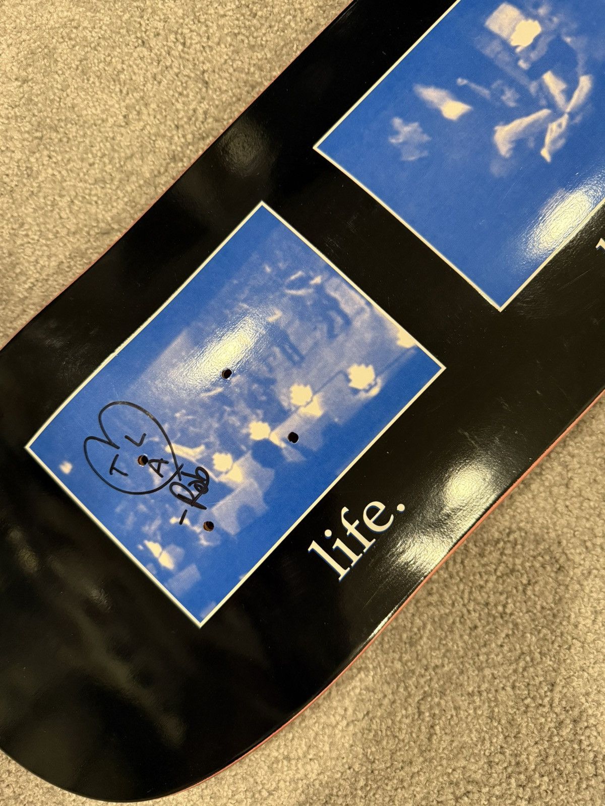 Vintage Unbroken “Life. Love. Regret” Signed Skateboard Deck Size ONE SIZE - 2 Thumbnail