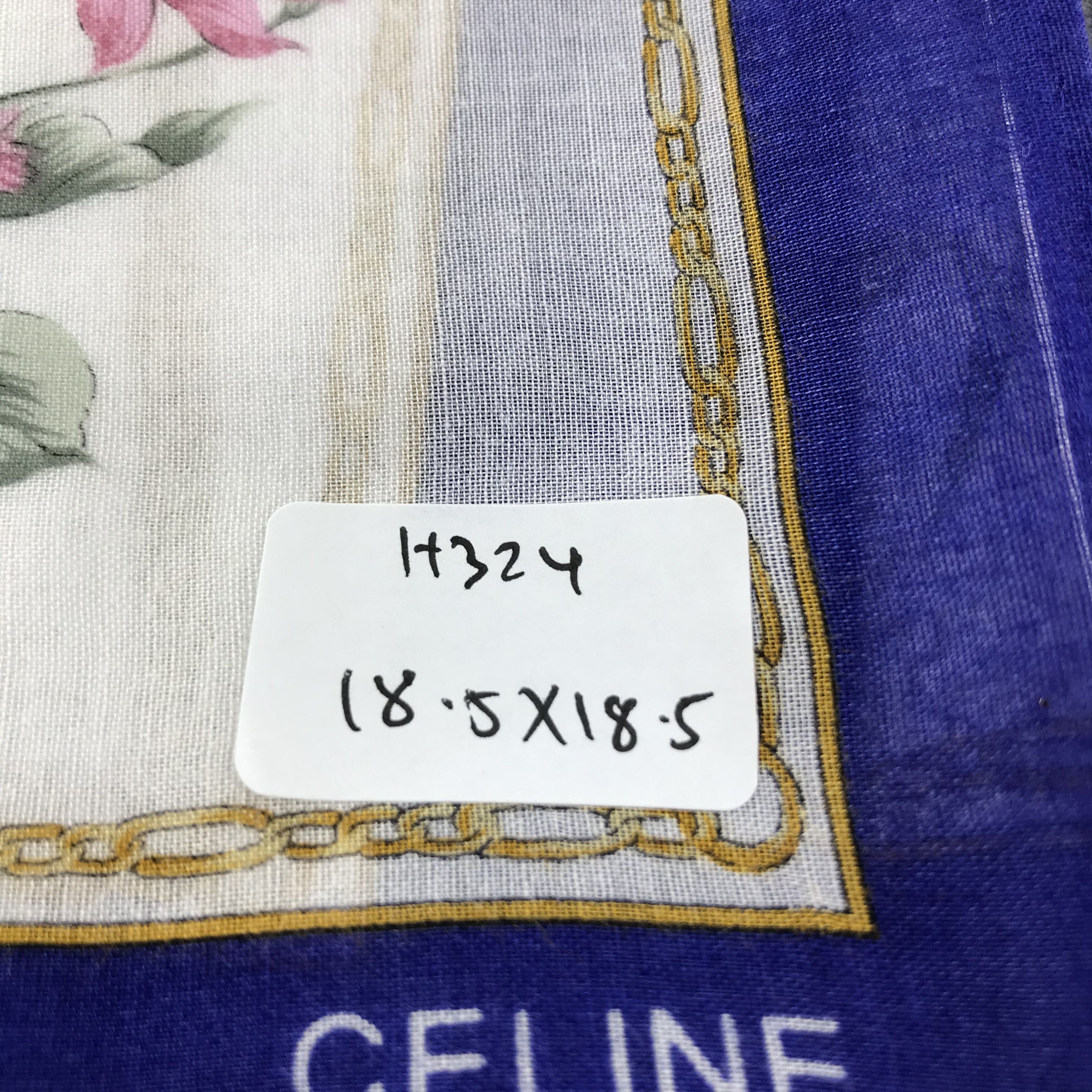 Celine Celine Handkerchief Neckerchief Bandana H324 Size ONE SIZE - 9 Thumbnail