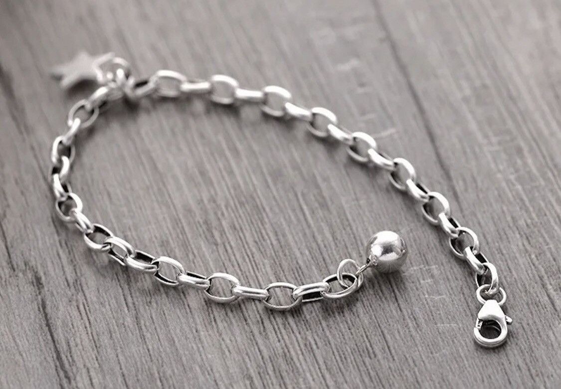 Jewelry Stainless Steel Star Chain Bracelet Size ONE SIZE - 3 Thumbnail