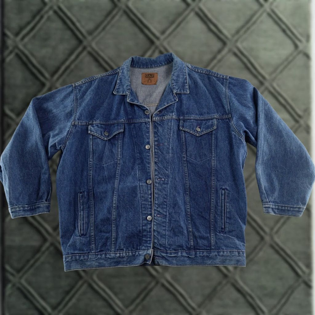 Gap VINTAGE GAP Jacket Mens XL Trucker Denim Blue 90s Motorcycle Style Size XL (27X28) MEASUREMENTS ARE PROVIDED IN PICTURES Womens, Mens Size US 36 / EU 52 - 1 Thumbnail