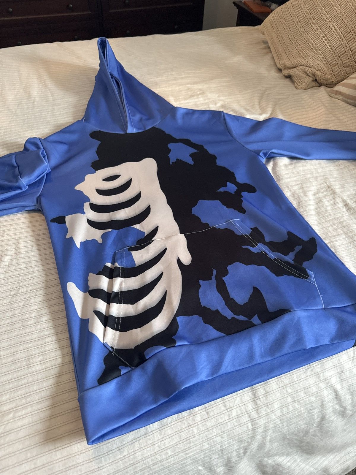 Other “Ripped Skeleton” Purple/Blue Streetwear Hoodie Size US L / EU 52-54 / 3 - 2 Thumbnail