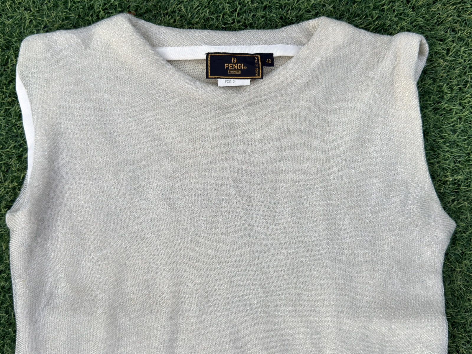 Fendi Fendi Knit Sleeveless Top Size US XXS / EU 40 - 3 Thumbnail