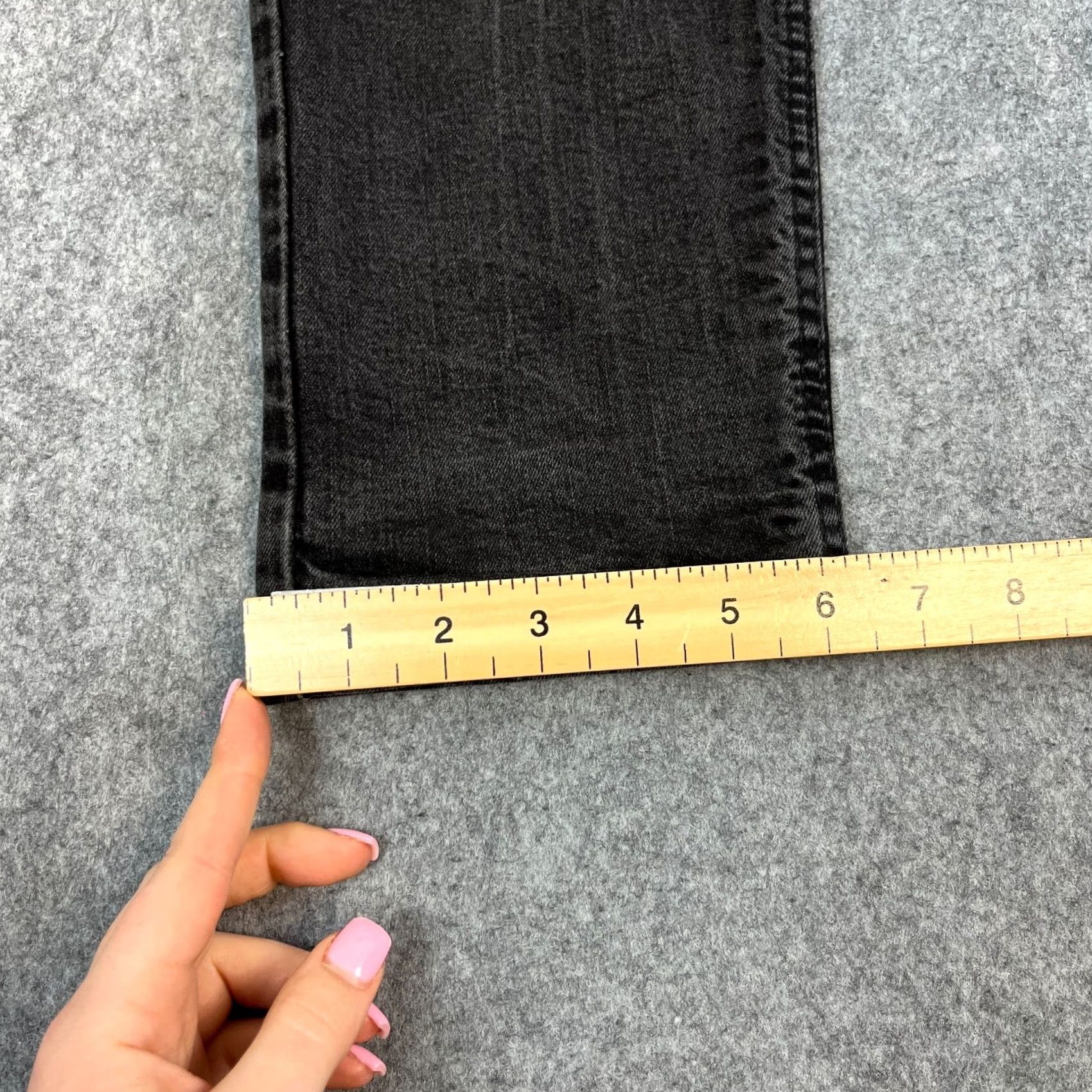 Levi's Levi's 502 Jeans Slim Tapered 32 30 Dark Wash Black Stretch Denim Men Size US 32 / EU 48 - 3 Thumbnail