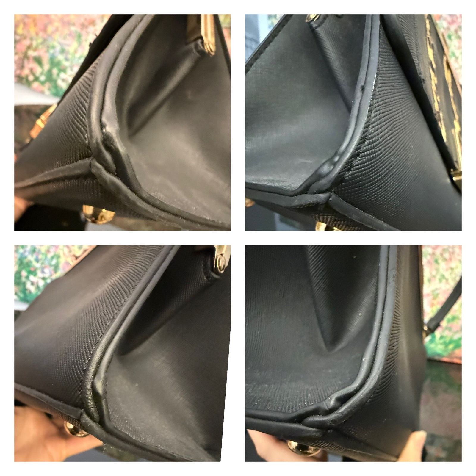 Dune London VGUC Dune London Black Faux Leather/Calf Hair Handbag Size ONE SIZE - 7 Thumbnail