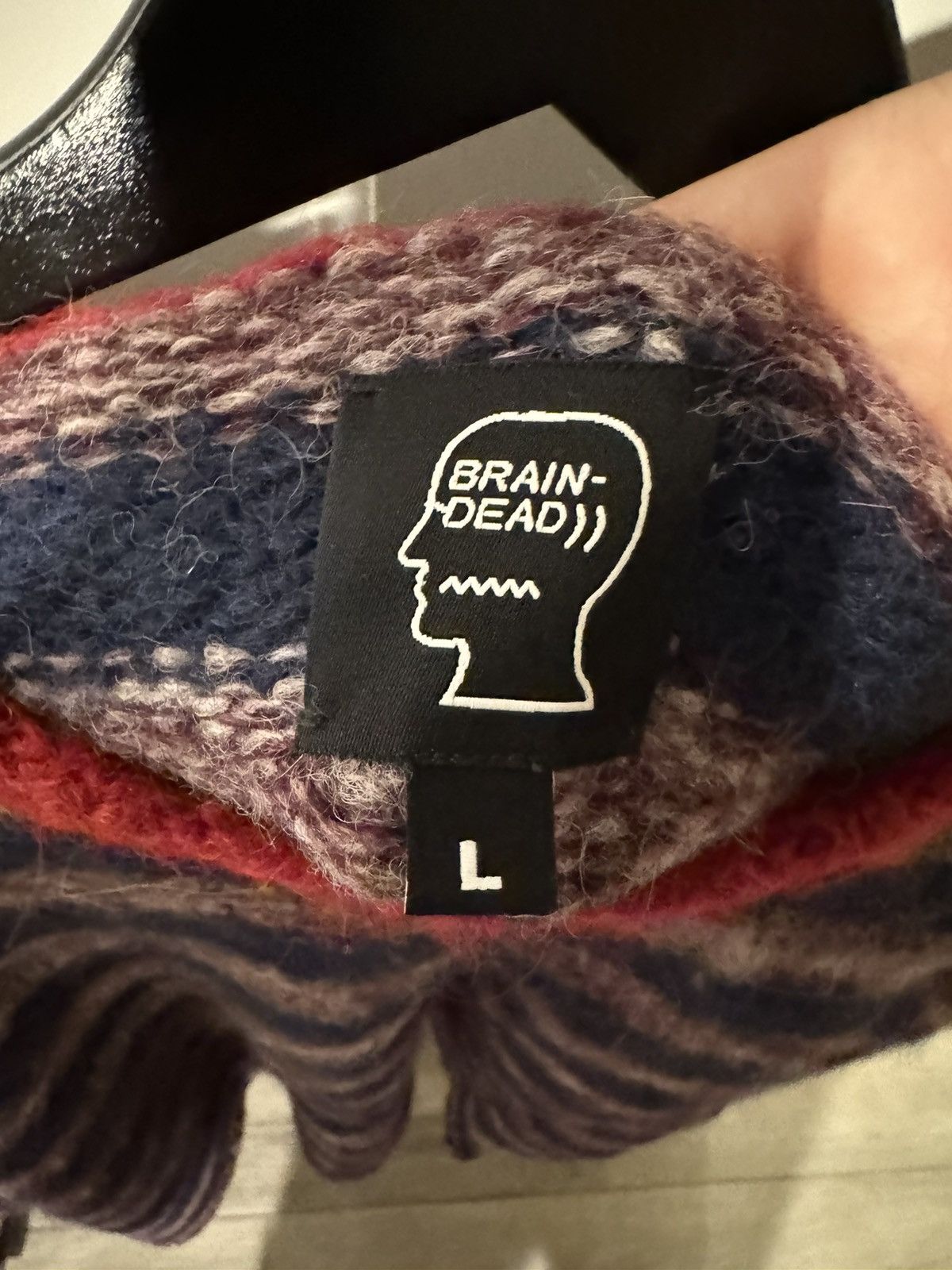 Brain Dead Braindead Alpaca Mohair Knit Sweater Size US L / EU 52-54 / 3 - 2 Thumbnail