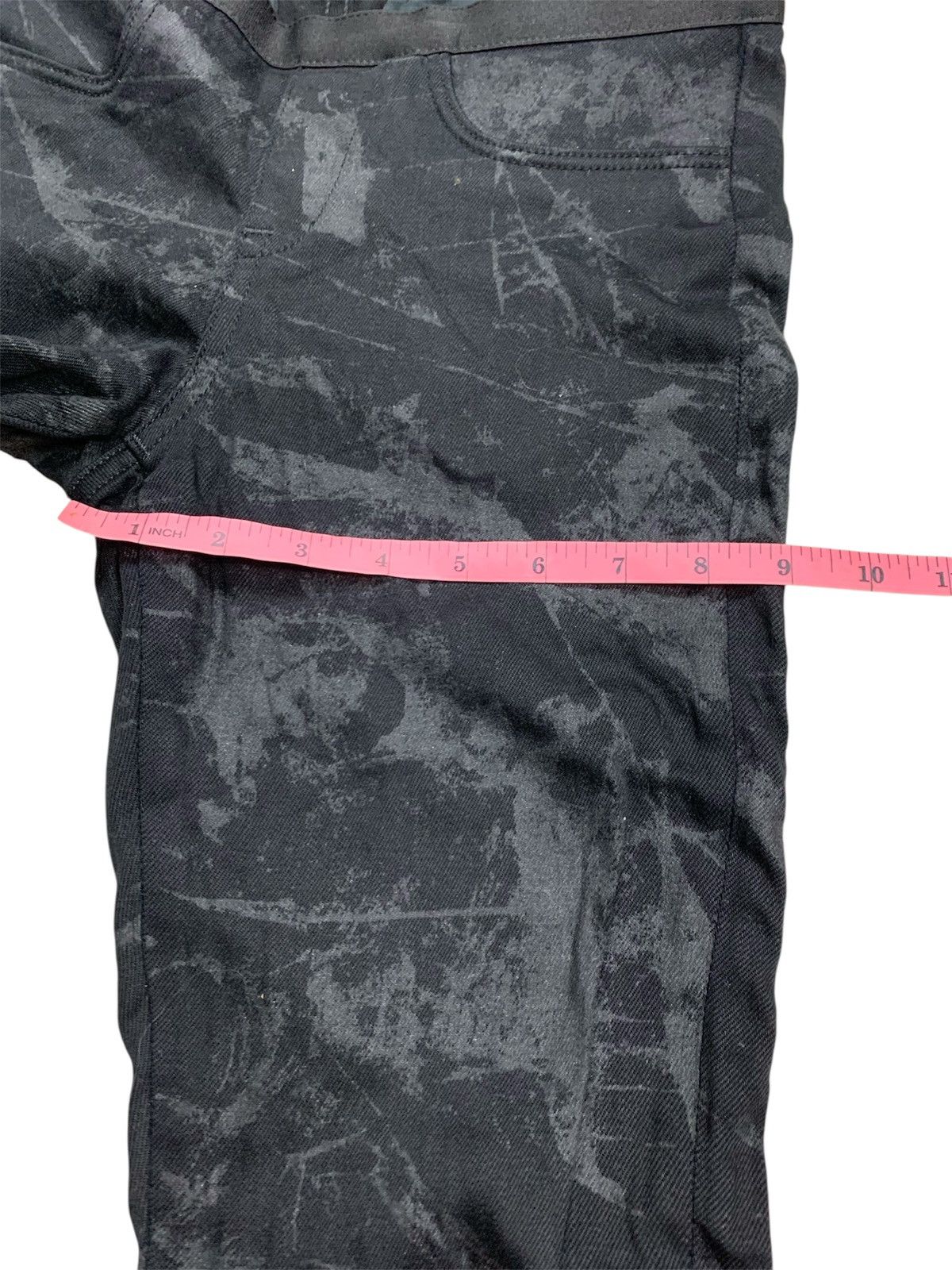 Helmut Lang Helmut lang black camo terra print strecth denim legging Size 25" / US 0 / IT 36 - 7 Thumbnail