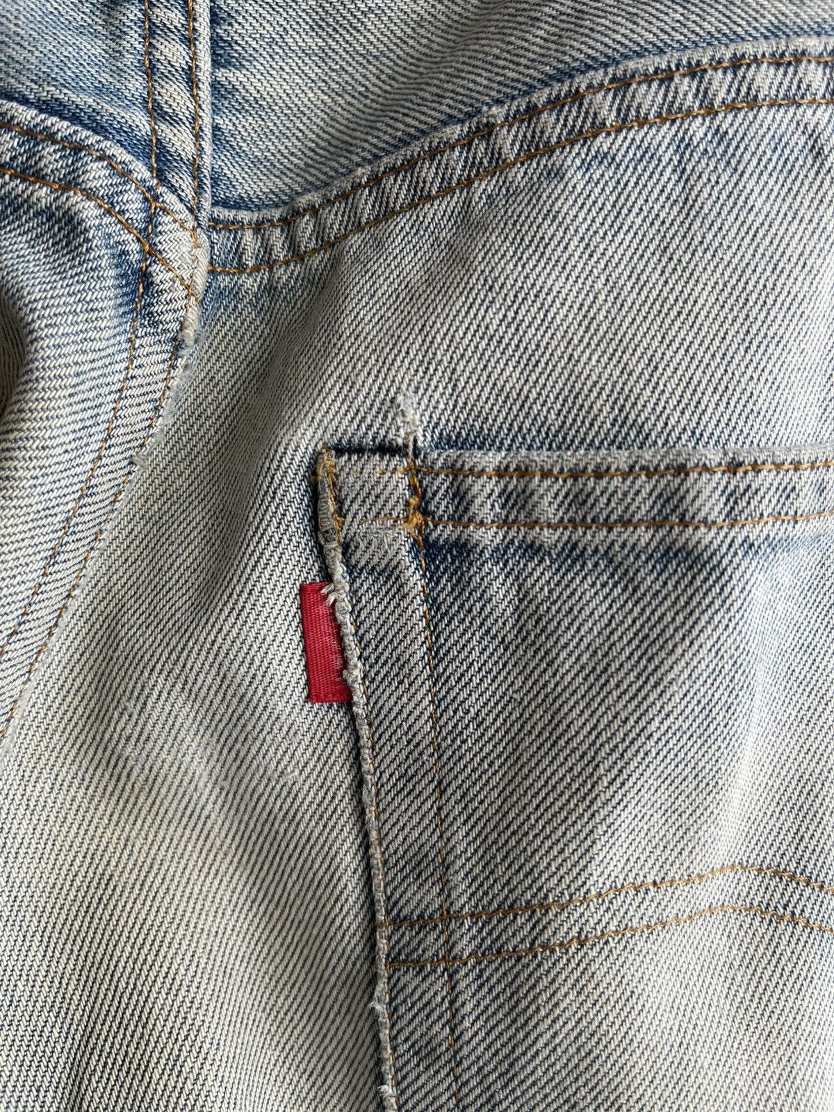 Levi's Vintage 80s🔥Levi’s 501🔥Rindem Hidden Rivets Selvedge Denim Size US 33 - 13 Thumbnail