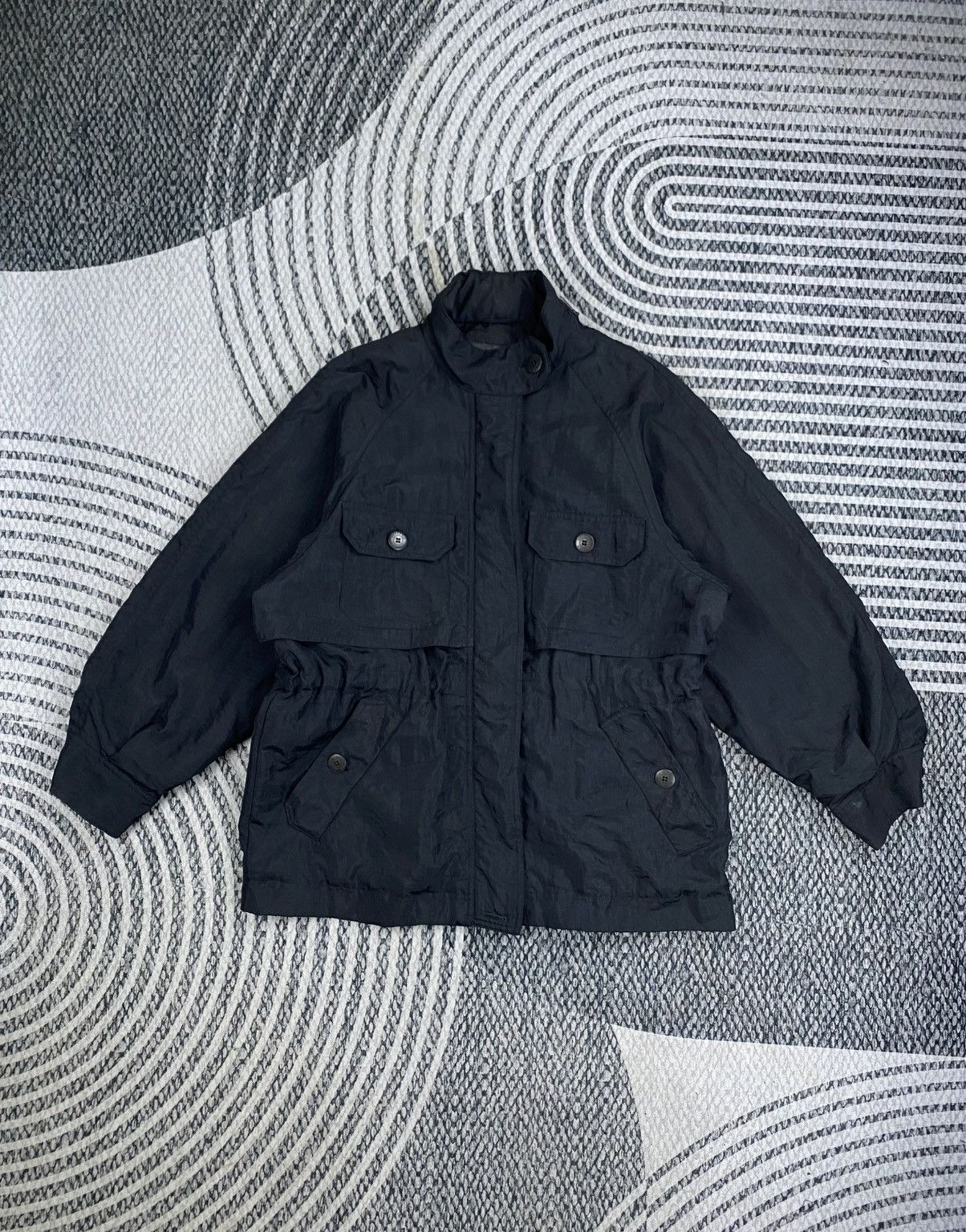 Weekend Max Mara Maxmara Weekend Black Utility Multipocket Zipper Jacket Size M / US 6-8 / IT 42-44 - 1 Thumbnail