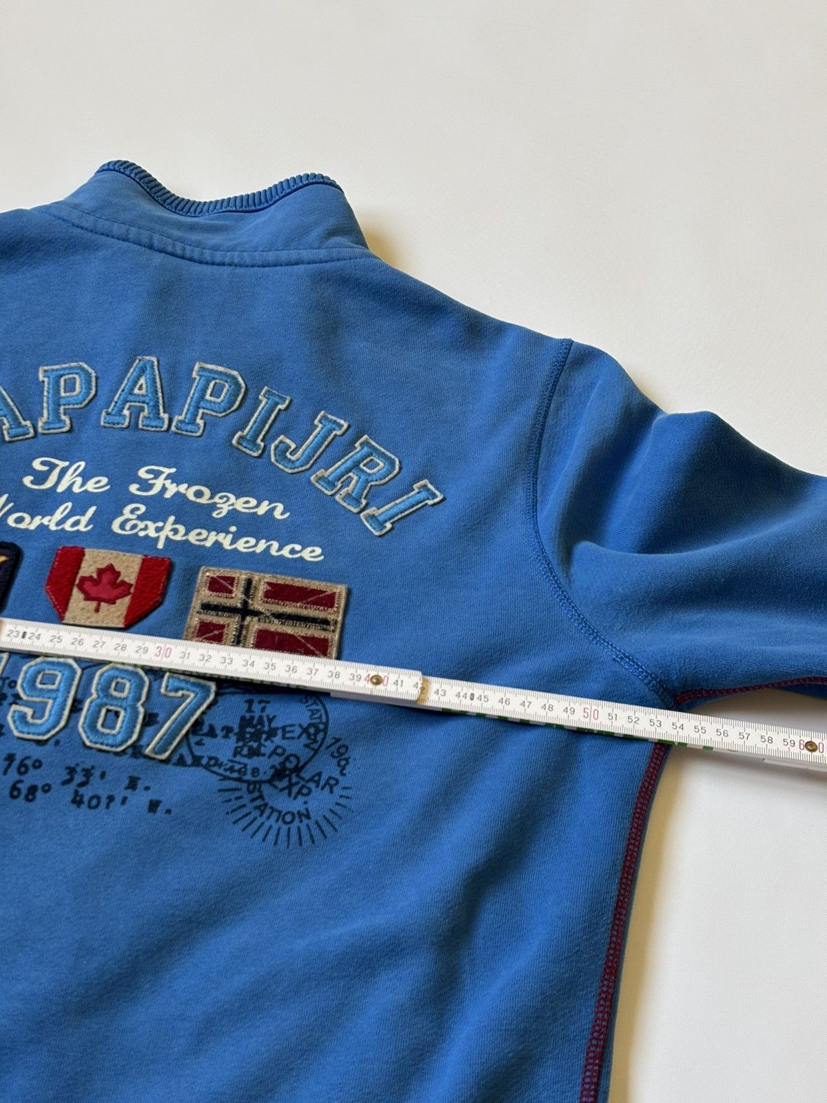 Napapijri × Vintage Napapijri Vintage Y2K Sweatshirt Zip Patch Rare Hype Size US M / EU 48-50 / 2 - 8 Thumbnail