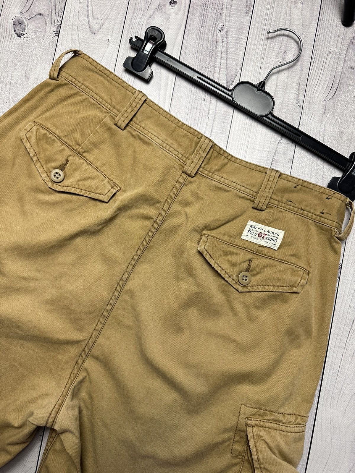 Polo Ralph Lauren × Vintage Vintage cargo shorts Polo Ralph Lauren size 34 pocket Size US 34 / EU 50 - 6 Thumbnail
