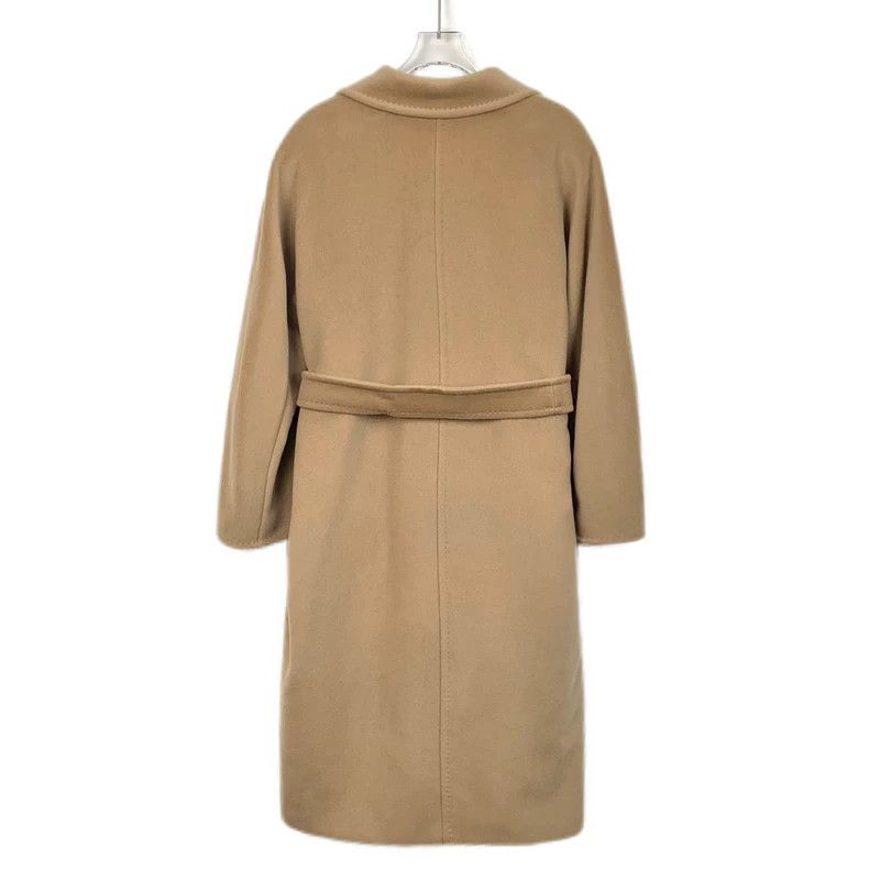 Max Mara Max Mara 101801 Collection Brown Sheepwool Lapel Double Br Size XL / US 12-14 / IT 48-50 - 2 Thumbnail