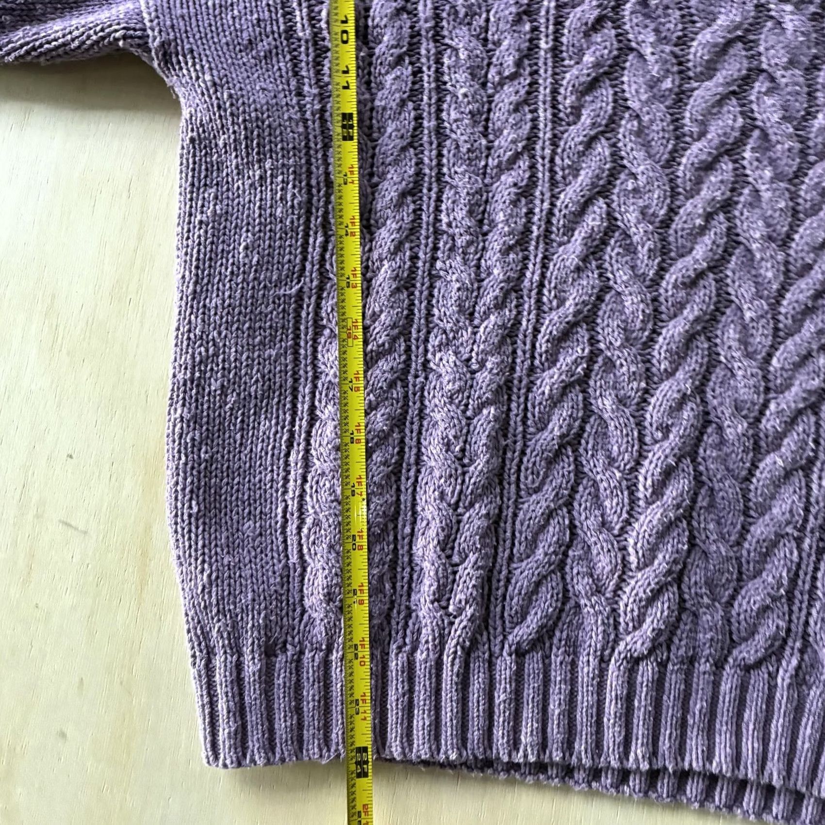Vintage VINTAGE Outback Red Sweater Womens XL Purple Crew Neck Cable-Knit Pullover Size XL / US 12-14 / IT 48-50 - 5 Thumbnail
