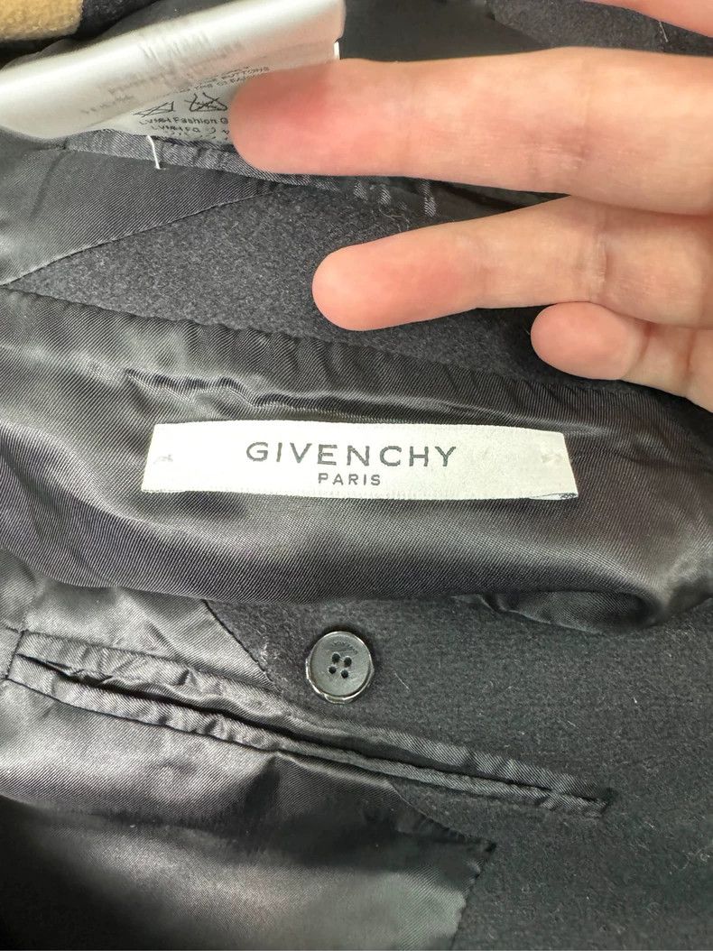 Givenchy Givenchy Size48 Chest Patchwork Padded Shoulder Wool Coat Size US M / EU 48-50 / 2 - 3 Thumbnail
