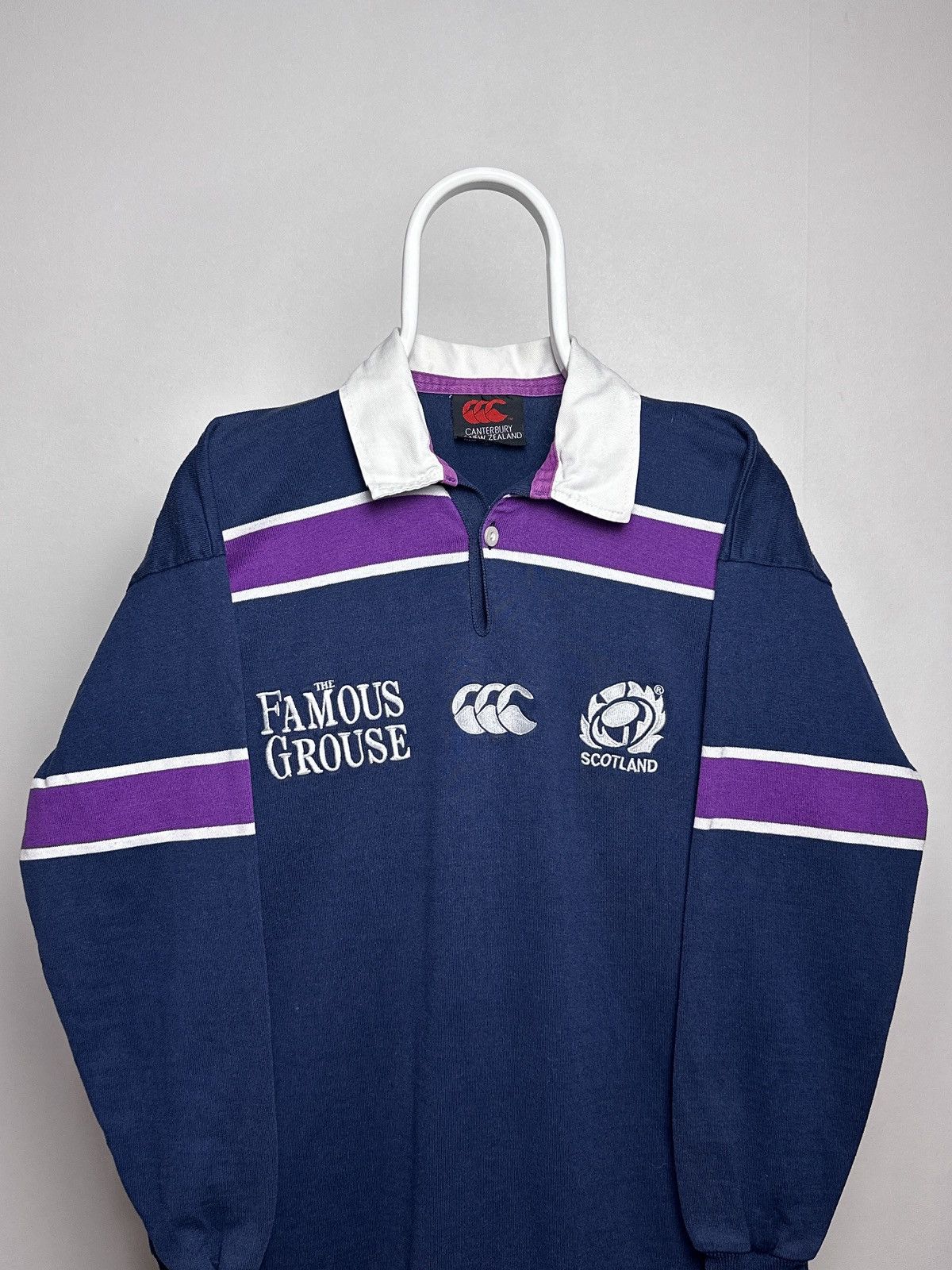 Canterbury of New Zealand Scotland Rugby Union 2001/02 Shirt Jersey Canterbury Size M Size US M / EU 48-50 / 2 - 2 Thumbnail