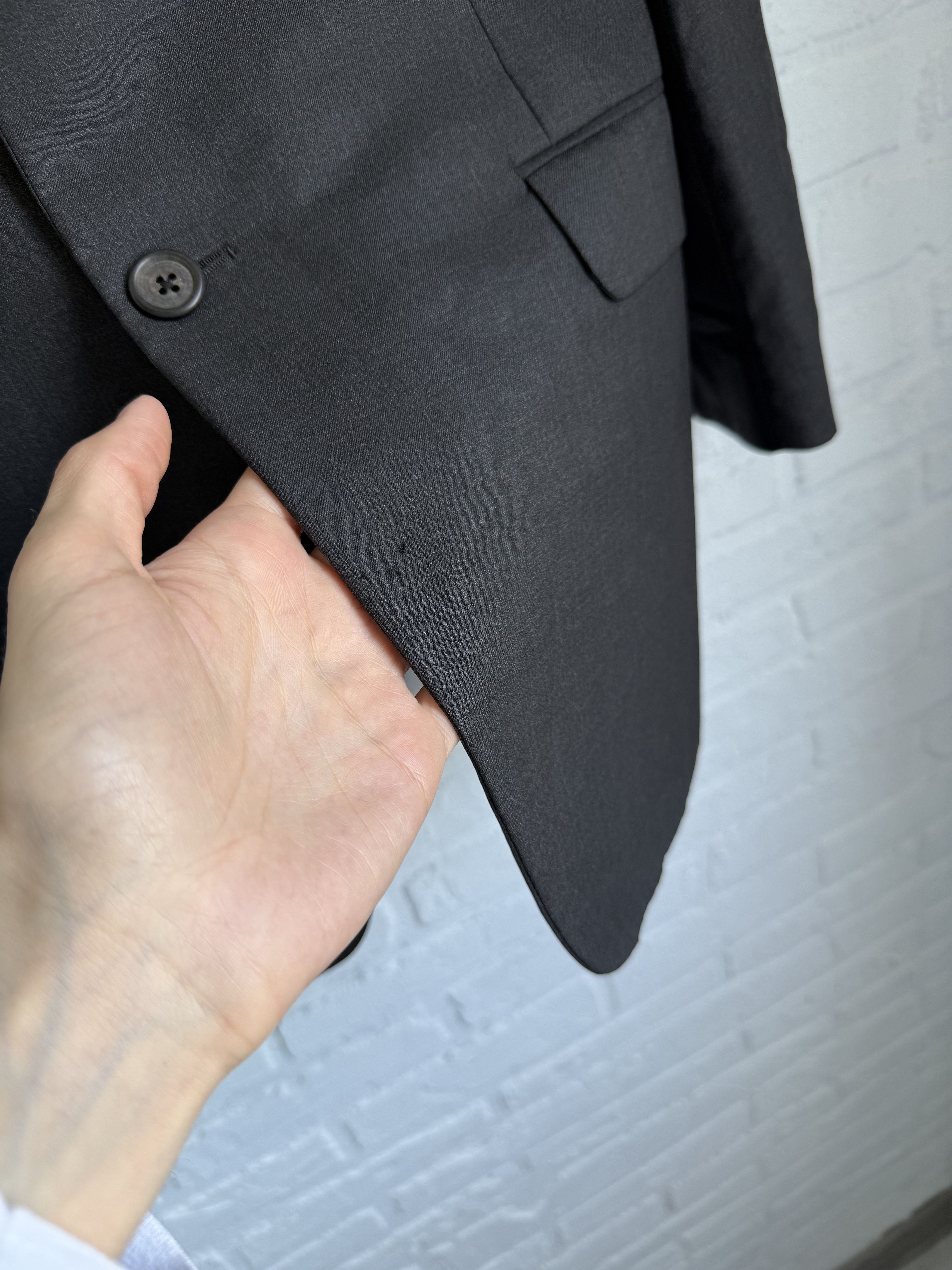Prada Vintage Prada gray wool blazer size M 50r Size 50R - 7 Thumbnail