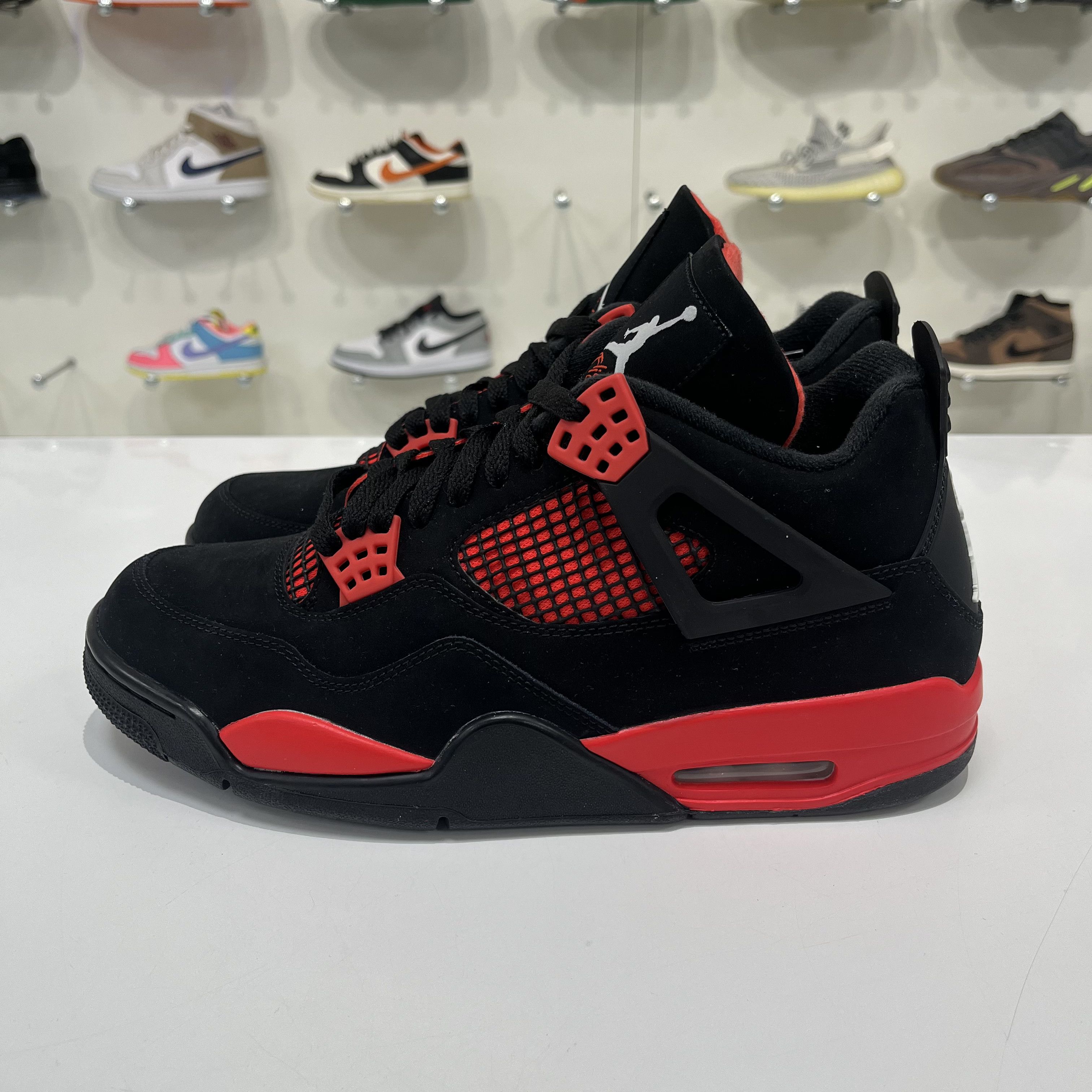 Nike Air Jordan 4 Retro Red Thunder Size US 7.5 / EU 40-41 - 2 Thumbnail