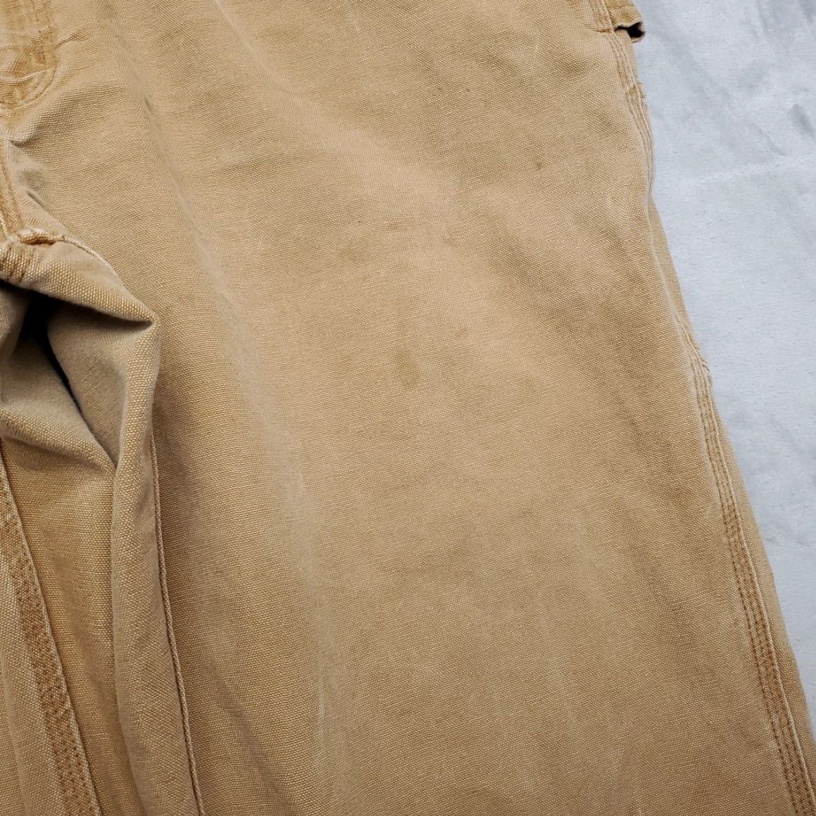 Carhartt VINTAGE Carhartt Pants Men 42x30 Faded Brown Canvas Carpenter Cargo B11 Workwear Size US 42 / EU 58 - 5 Thumbnail