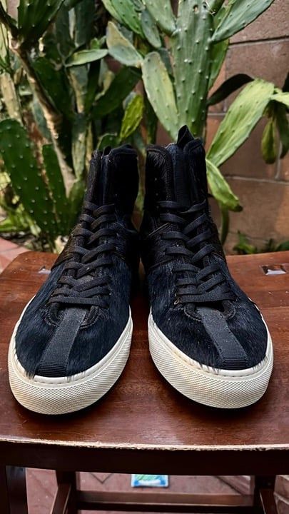 Daniel Patrick Daniel Patrick Men's Hightop Black Shoes Size 10 Pre-Owned! Size US 10 / EU 43 - 1 Thumbnail