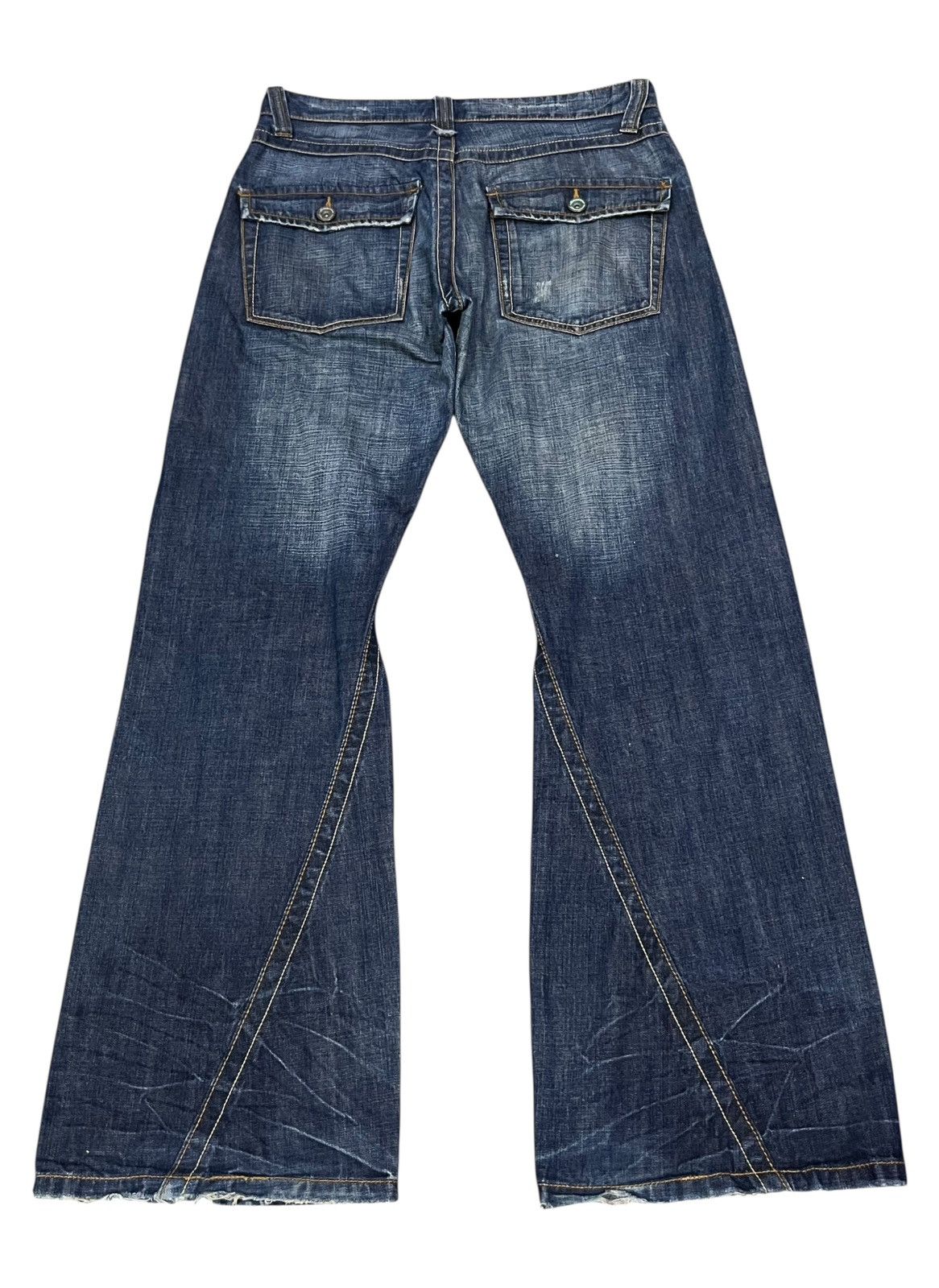 Mossimo Vintage Mossimo Super Flare Wide Leg Jeans Y2K Size US 32 / EU 48 - 3 Thumbnail