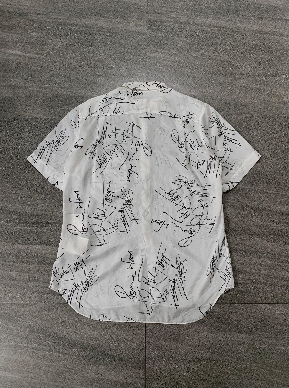 Comme des Garcons Homme Plus FREE IMPORT TAX 2005 Rolling Stones Collabs Silk Shirt Size US M / EU 48-50 / 2 - 6 Thumbnail