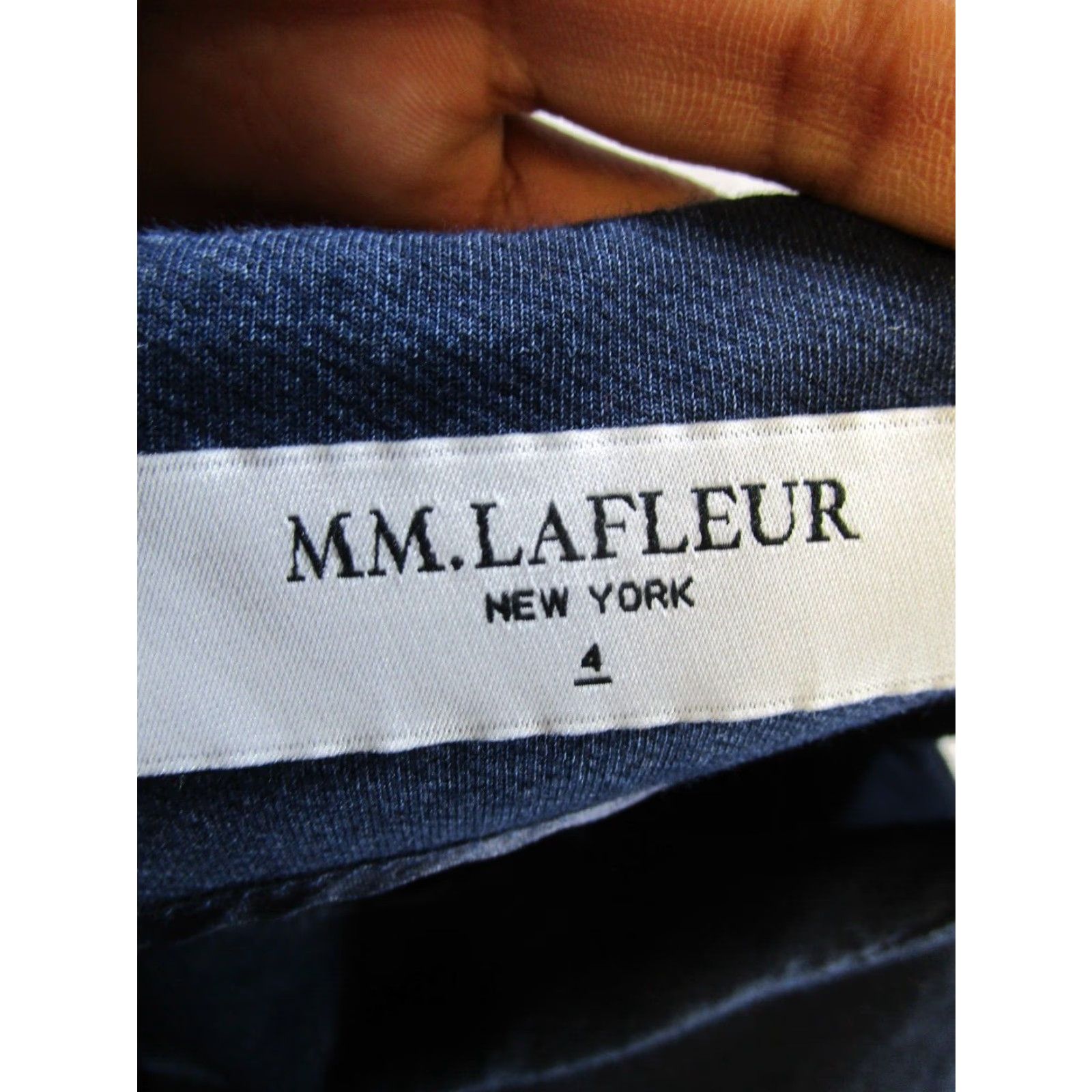 M.M.LaFleur VINTAGE MM.LaFleur Dress Womens 4 Blue Bodycon Sheath Sleeveless Short Size S / US 4 / IT 40 - 3 Thumbnail