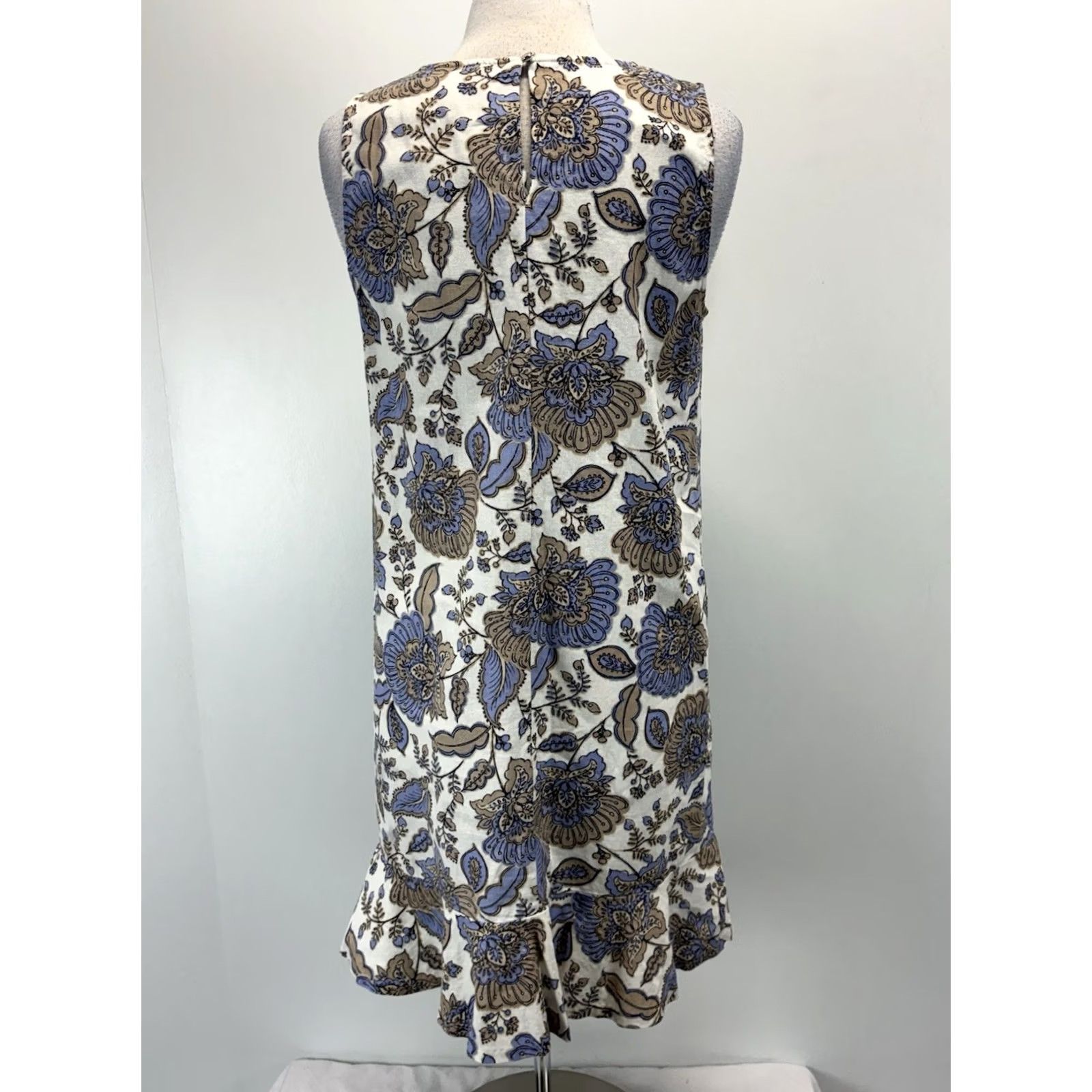 Tommy Hilfiger Tommy Hilfiger Shift Dress Women’s 10 Provincial Paisley Linen Blend Size L / US 10 / IT 46 - 3 Thumbnail