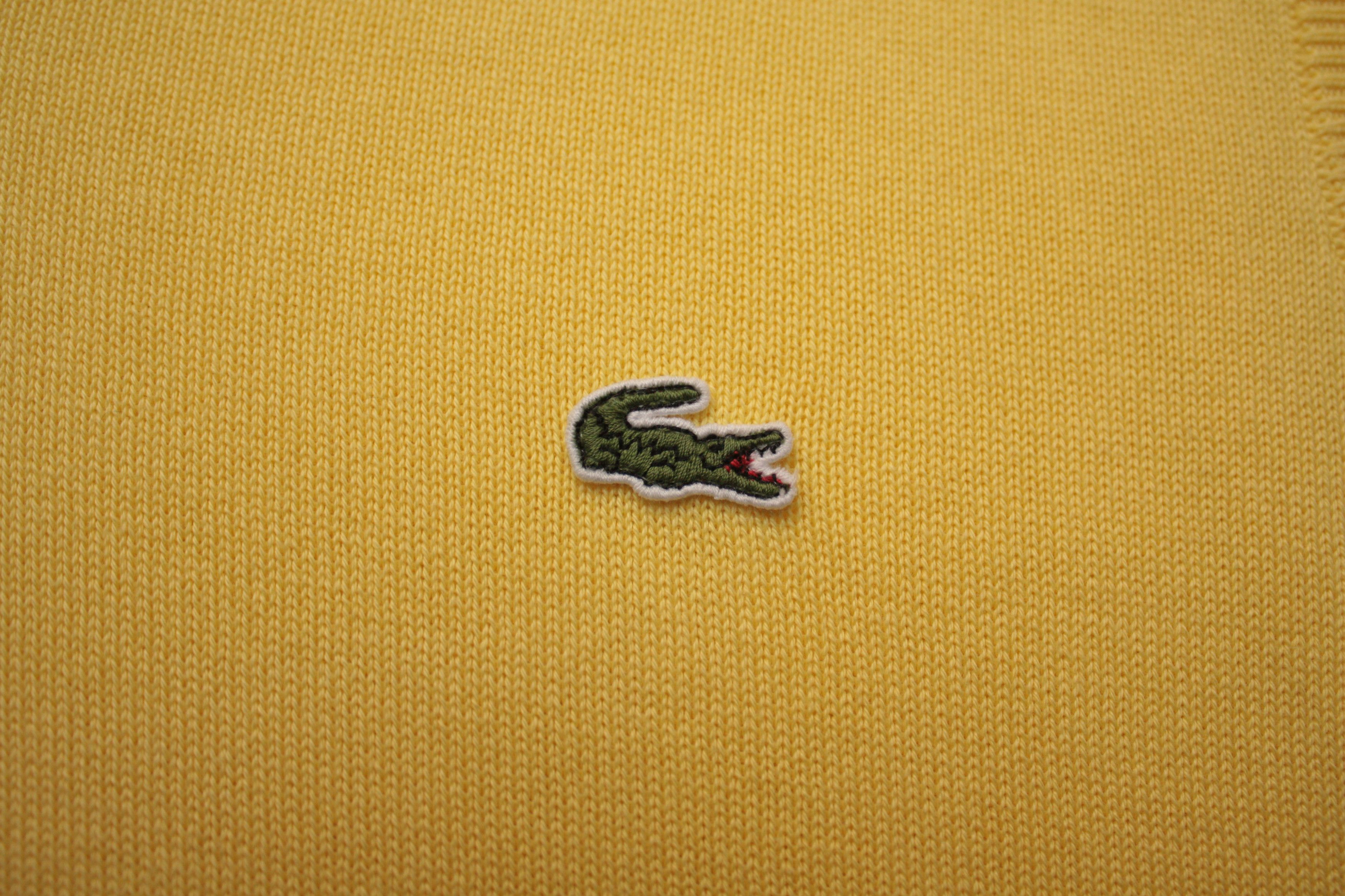 Lacoste Lacoste Yellow Vintage Cotton Vest Men's Medium Size US M / EU 48-50 / 2 - 4 Thumbnail
