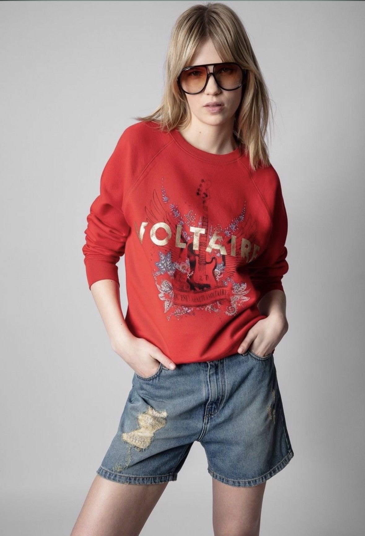 Zadig & Voltaire Zadig & Voltaire XS/size upper guitar 🎸 sweatshirts jumper Size XS / US 0-2 / IT 36-38 - 2 Thumbnail